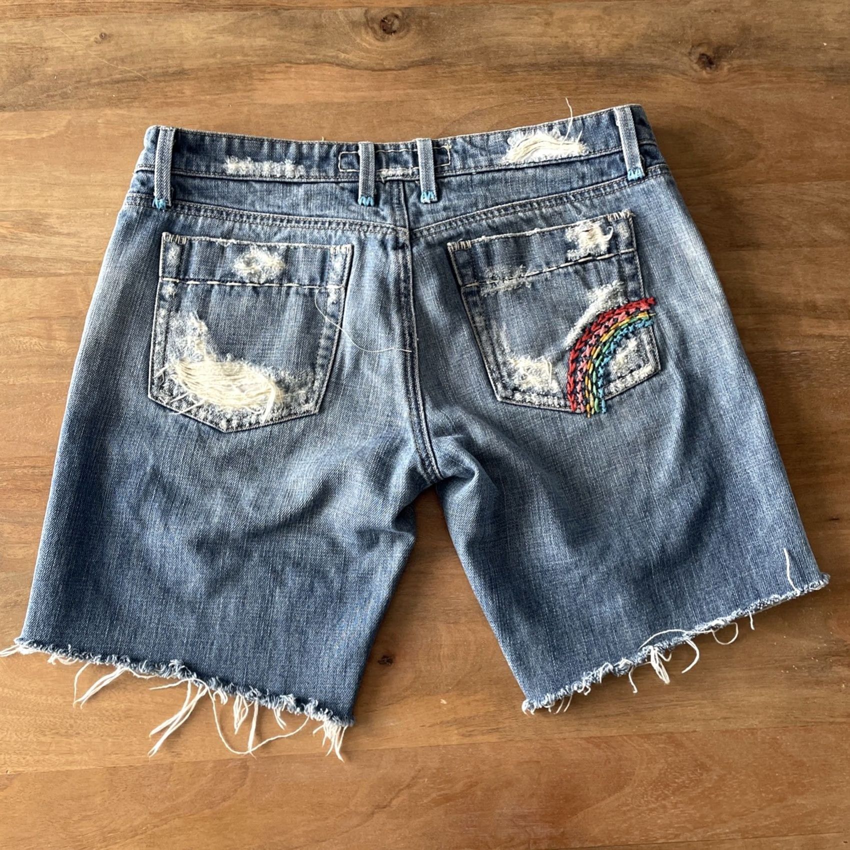 Vintage VINTAGE Joe's Jeans Shorts Denim 30 Womens 33 Waist Low Rise Cut-Off 5-Pocket Blue 90s Retro Mens Womens (if applicable) Size 30" / US 8 / IT 44 - 2 Thumbnail