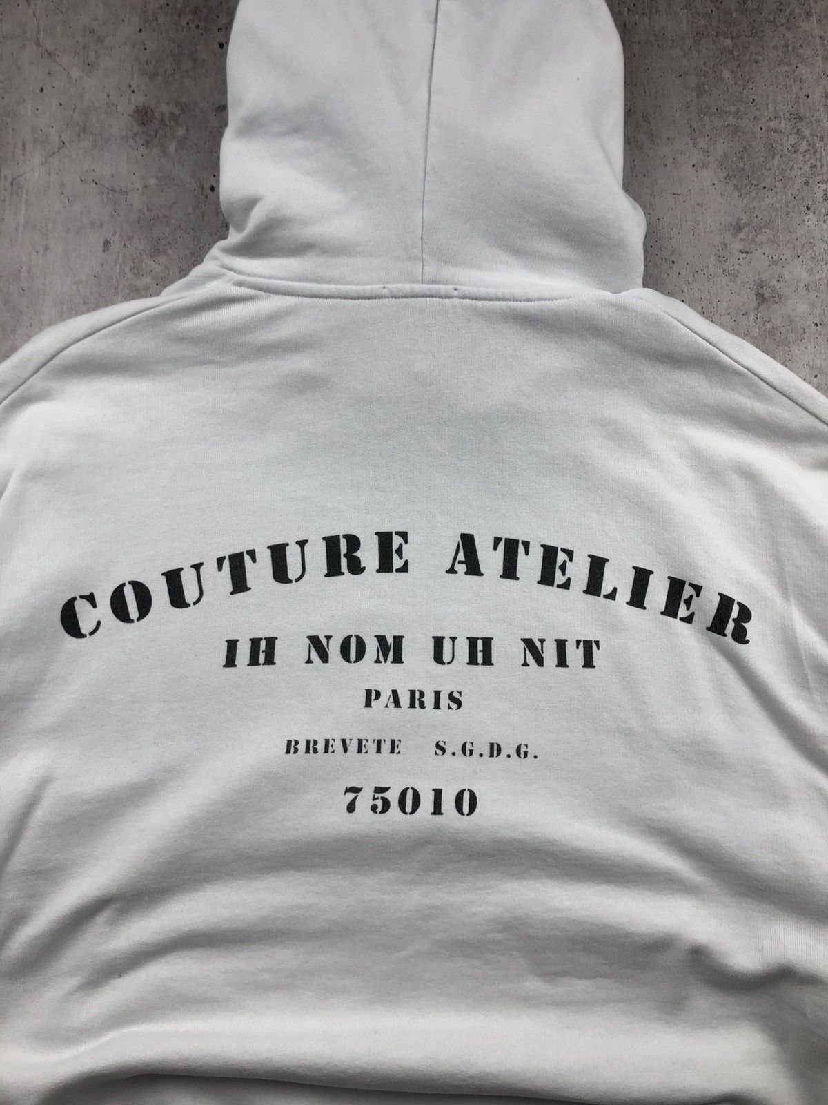 Ih Nom Uh Nit Ih Nom Uh Nit “Couture Atelier” Paris Avant Garde Hoodie Y2K Size US M / EU 48-50 / 2 - 11 Thumbnail