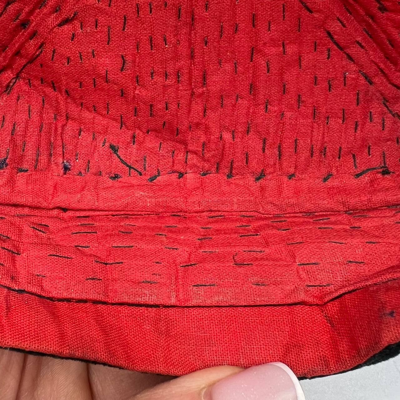 Vintage Vintage Traditional Beadwork Skullcap Hat Handmade Muslim Size ONE SIZE - 7 Thumbnail