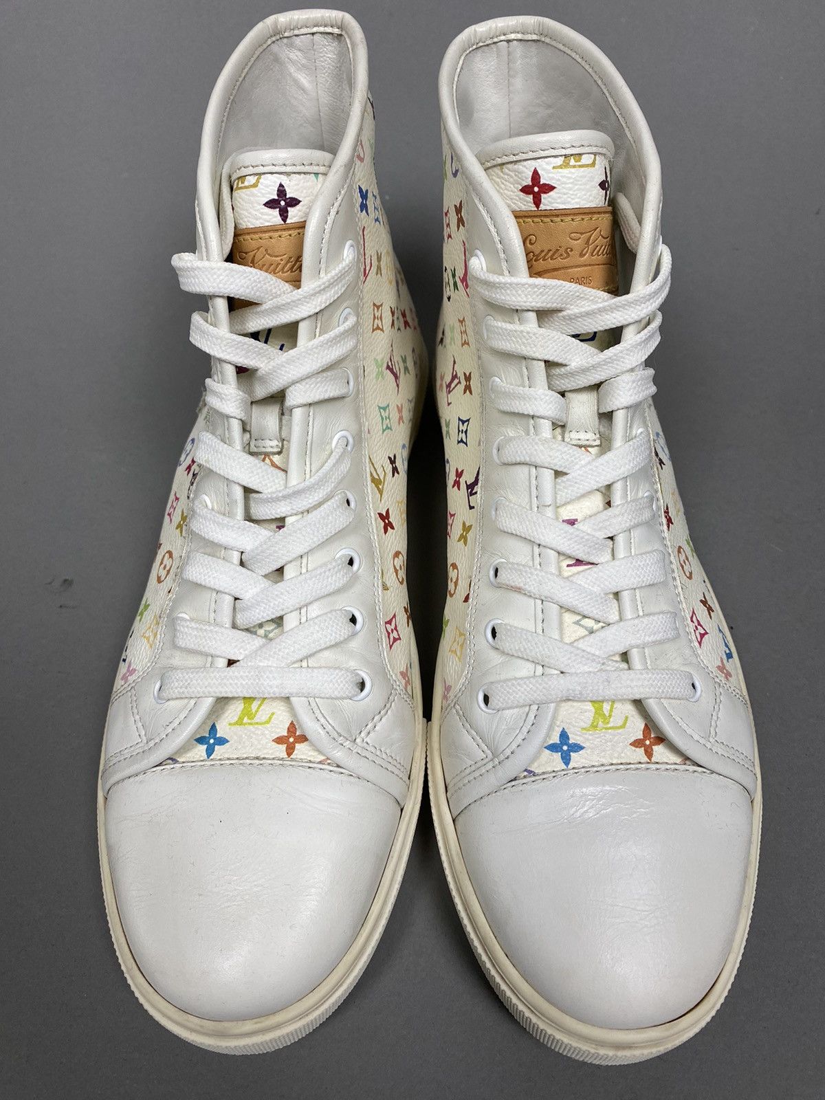 Louis Vuitton × Takashi Murakami Louis Vuitton x Takashi Murakami high top sneakers Size US 7 / IT 37 - 2 Thumbnail