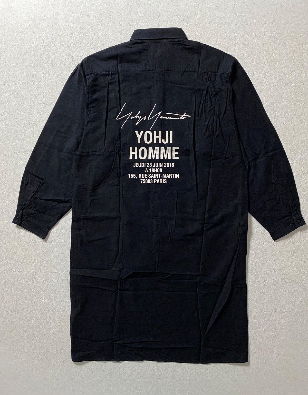 Yohji Yamamoto 💎Yohji Yamamoto Pour Homme staff shirts Size US M / EU 48-50 / 2 - 1 Thumbnail