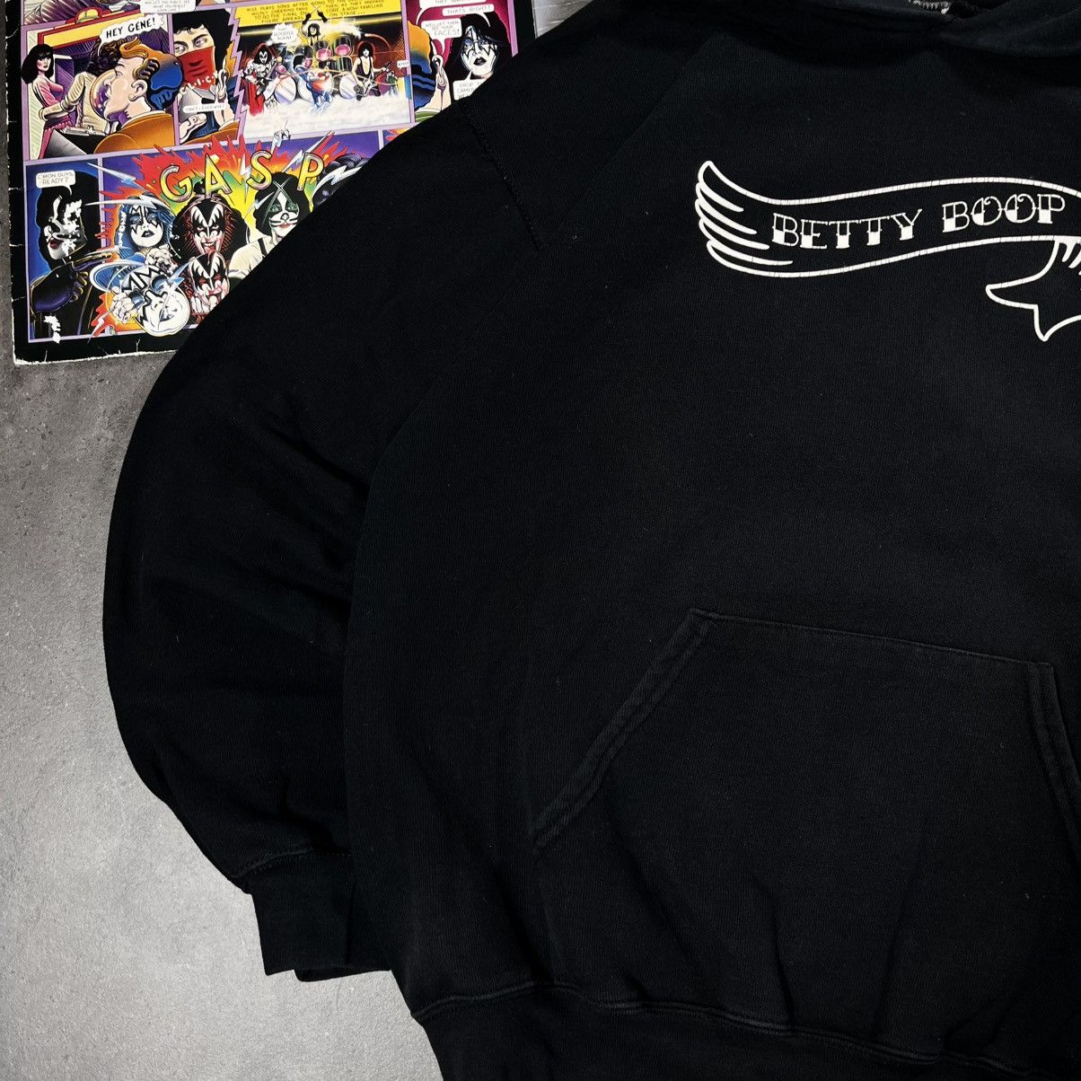 Cartoon Network Vintage 00s Betty Boop Big Logo Boxy Hoodie Sweatshirt Size US L / EU 52-54 / 3 - 11 Thumbnail