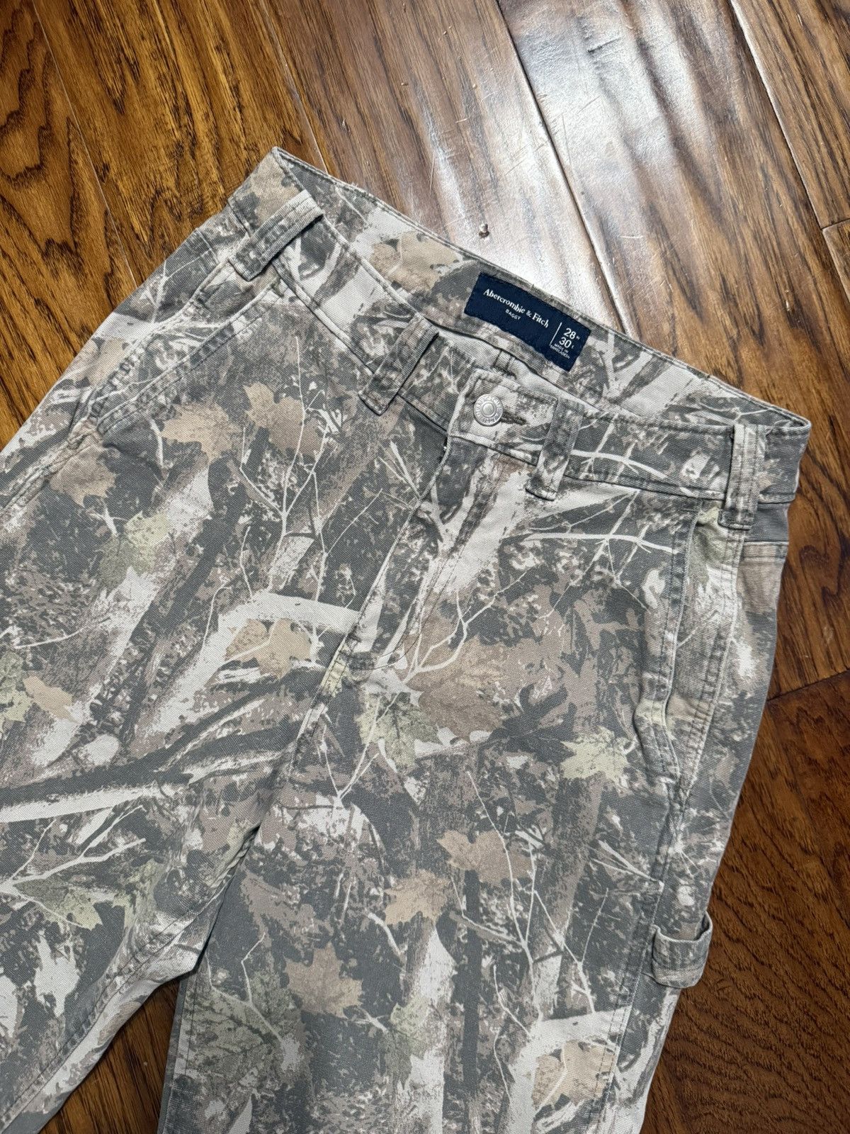 Vintage A&F Camo Carpenters Pants Size US 28 / EU 44 - 3 Thumbnail