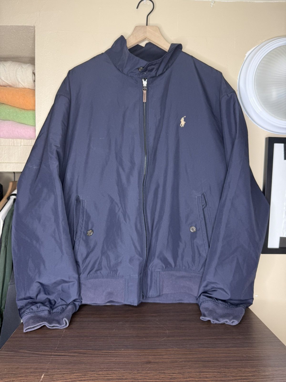 Polo Ralph Lauren Polo Ralph Lauren Navy Bomber Full Zip Jacket Men’s Size XL Size US XL / EU 56 / 4 - 1 Thumbnail