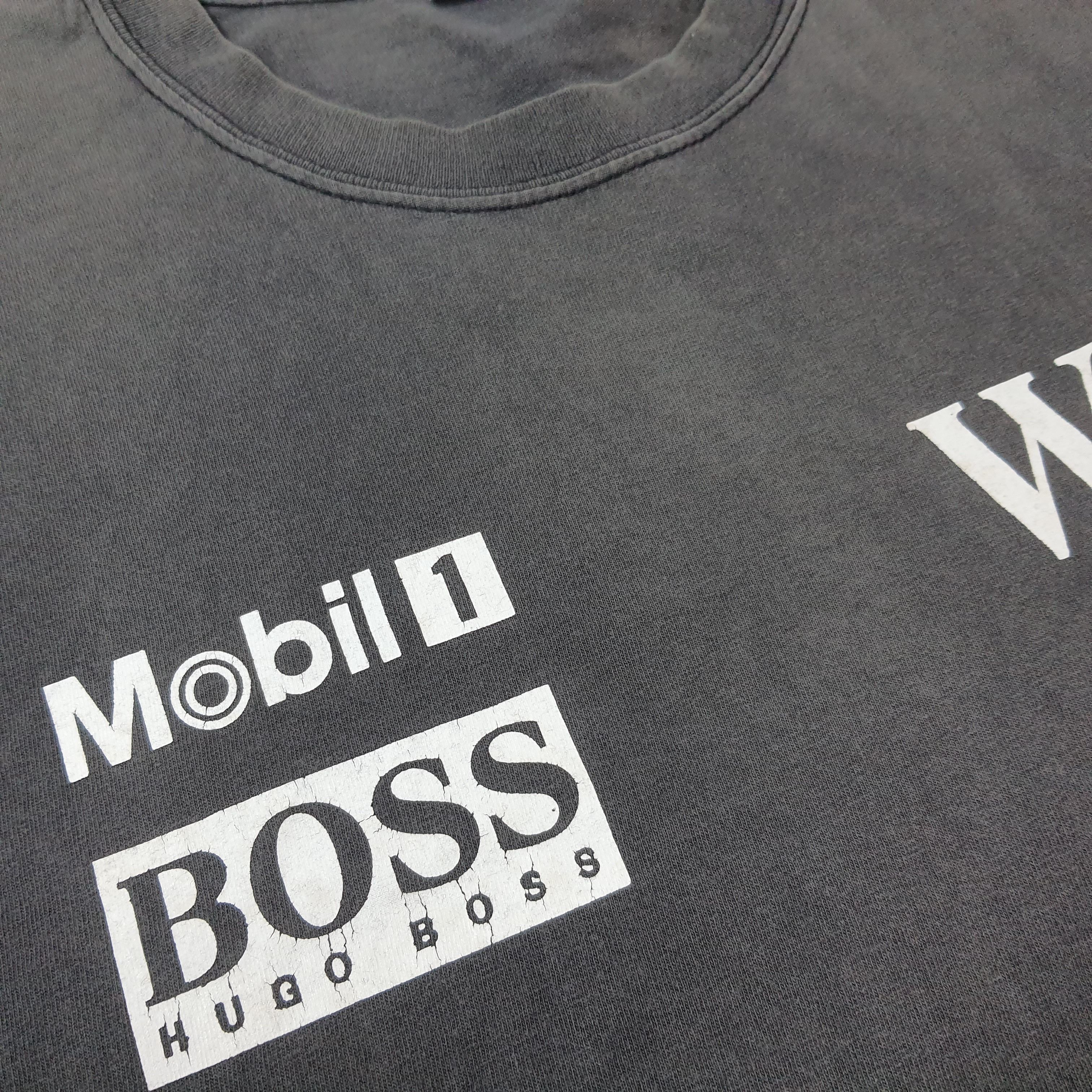 Vintage Vintage West Mobil Mercedes Formula One Racing Team Tshirt Size US L / EU 52-54 / 3 - 4 Thumbnail