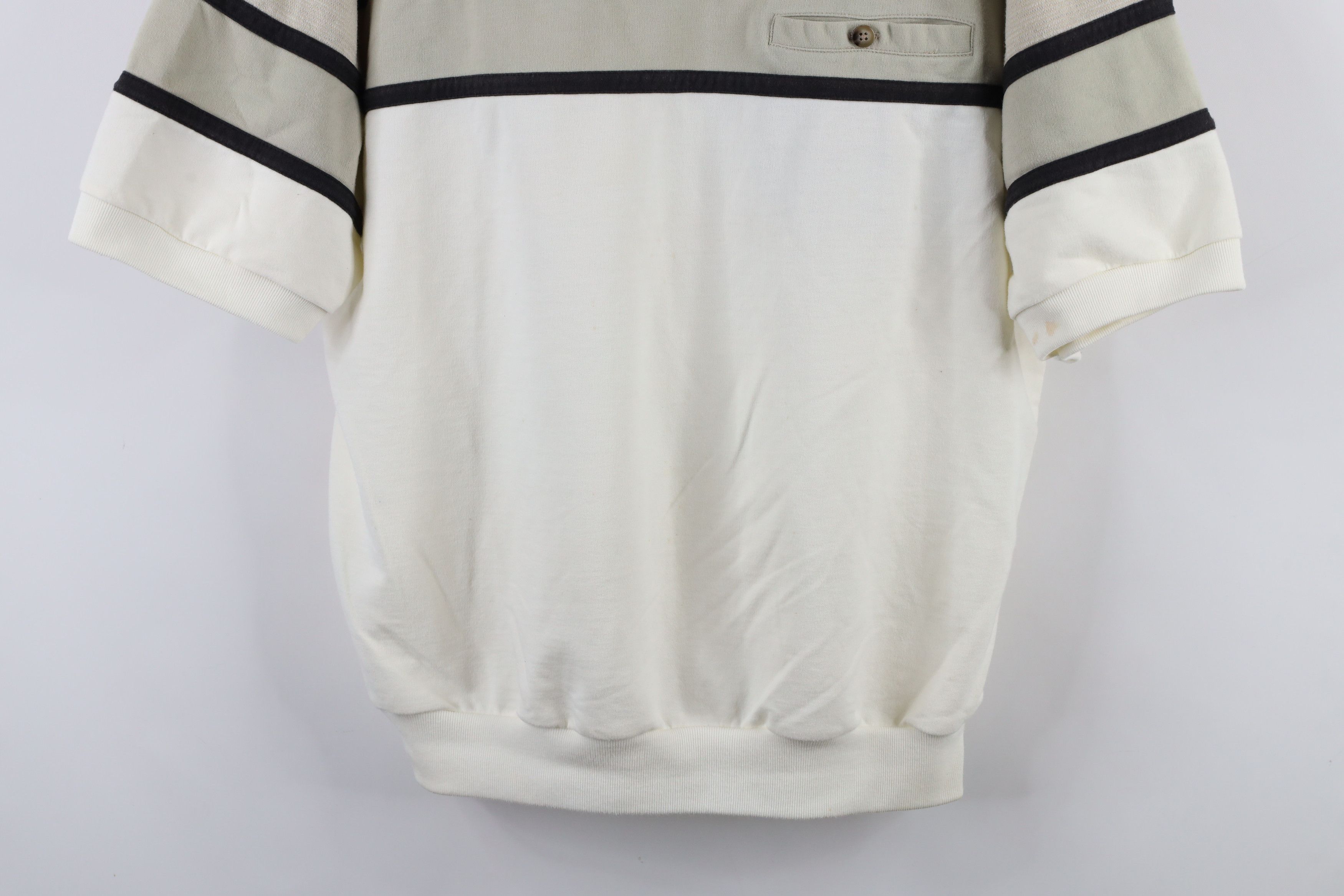 Vintage Vintage 90s Streetwear Block Collared Pullover Polo Shirt Size US L / EU 52-54 / 3 - 3 Thumbnail