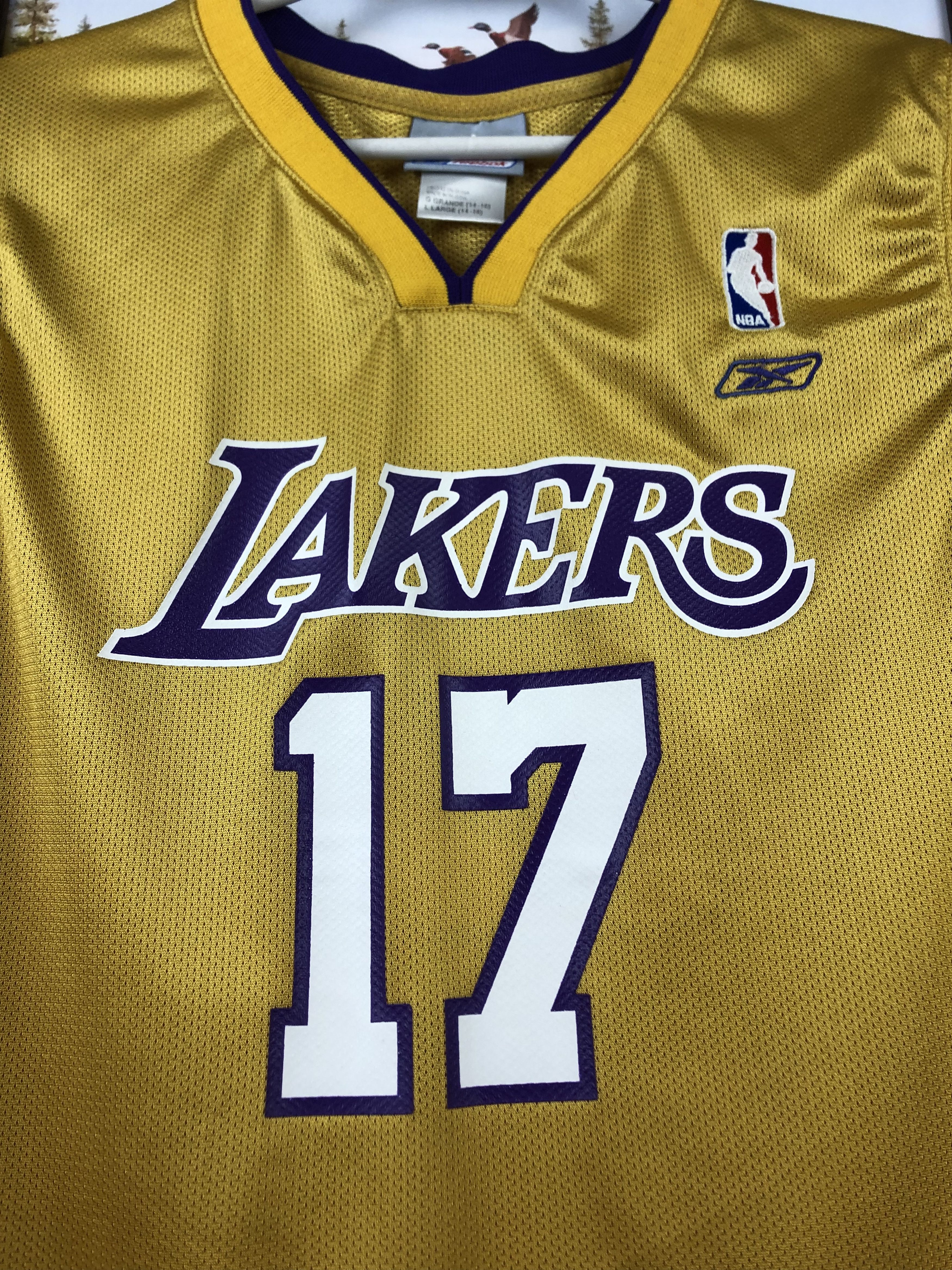 NBA Vintage Los Angeles Lakers Jersey Fox Shirt Size Boys 14 Size US XXS / EU 40 - 3 Thumbnail