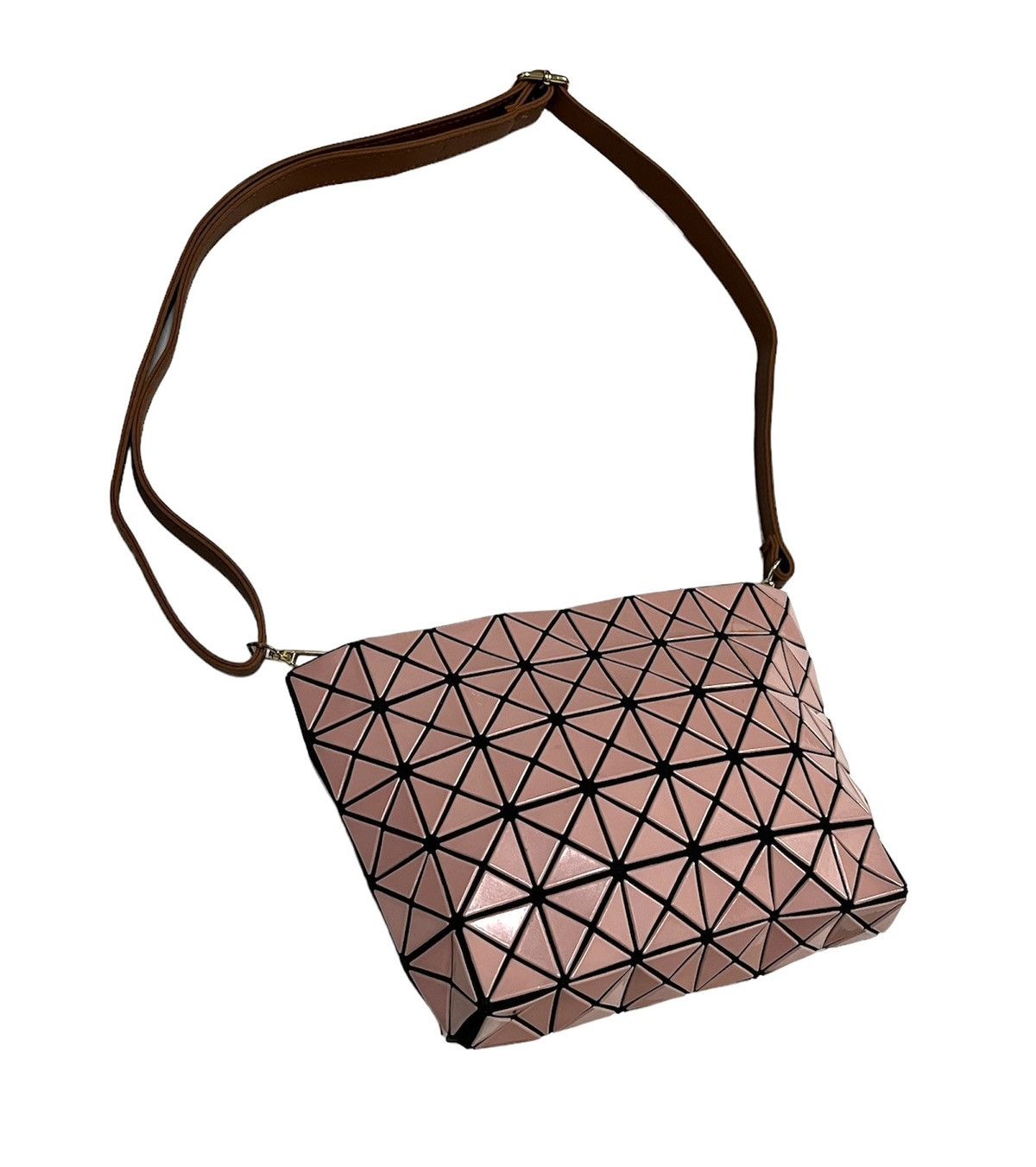 Issey Miyake BAO BAO ISSEY MIYAKE PINK GEOMETRIC JAPANESE BRAND SLING BAG Size ONE SIZE - 2 Thumbnail