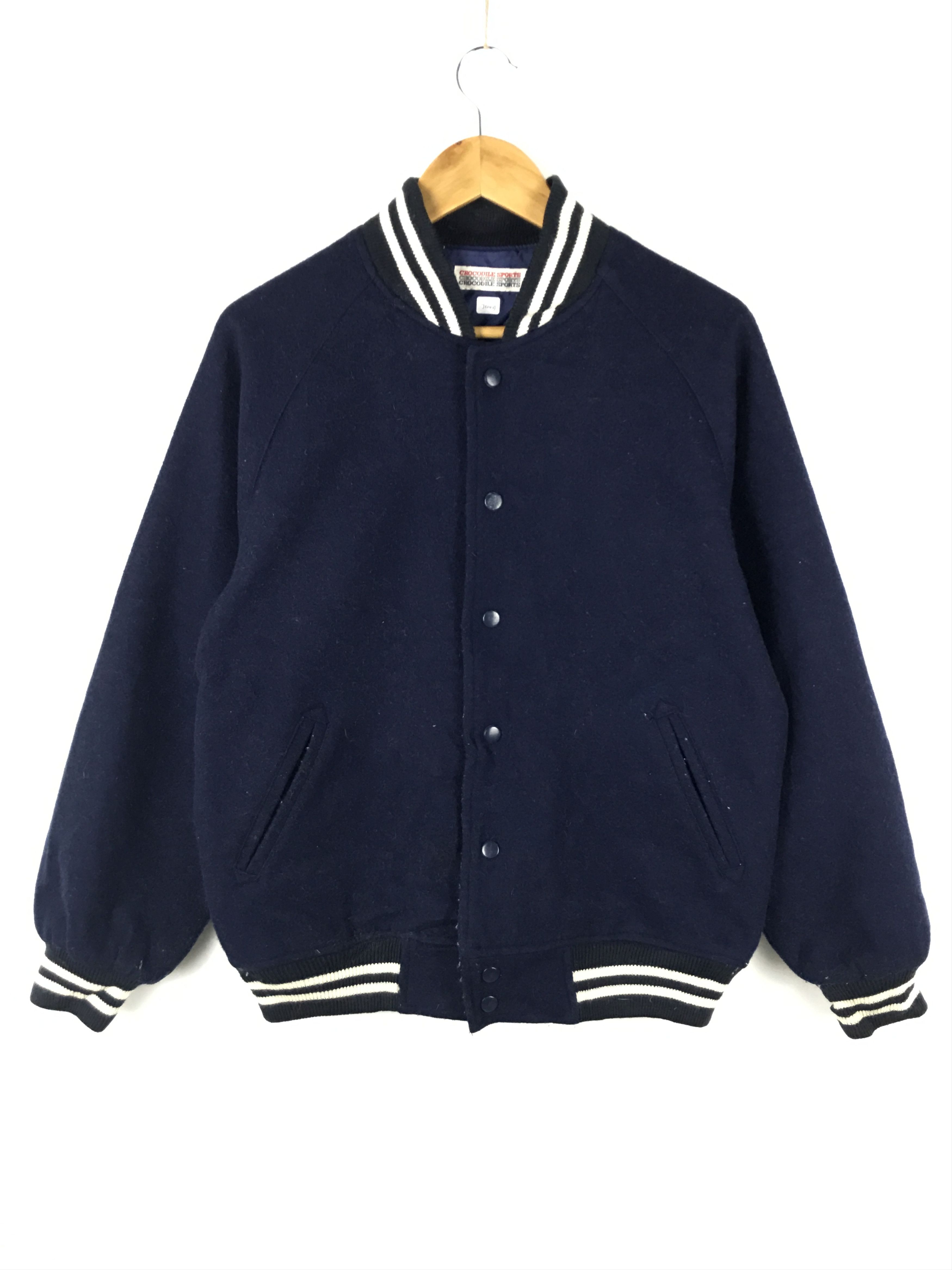 Designer Vintage Crocodile Sports Varsity Jacket | Grailed