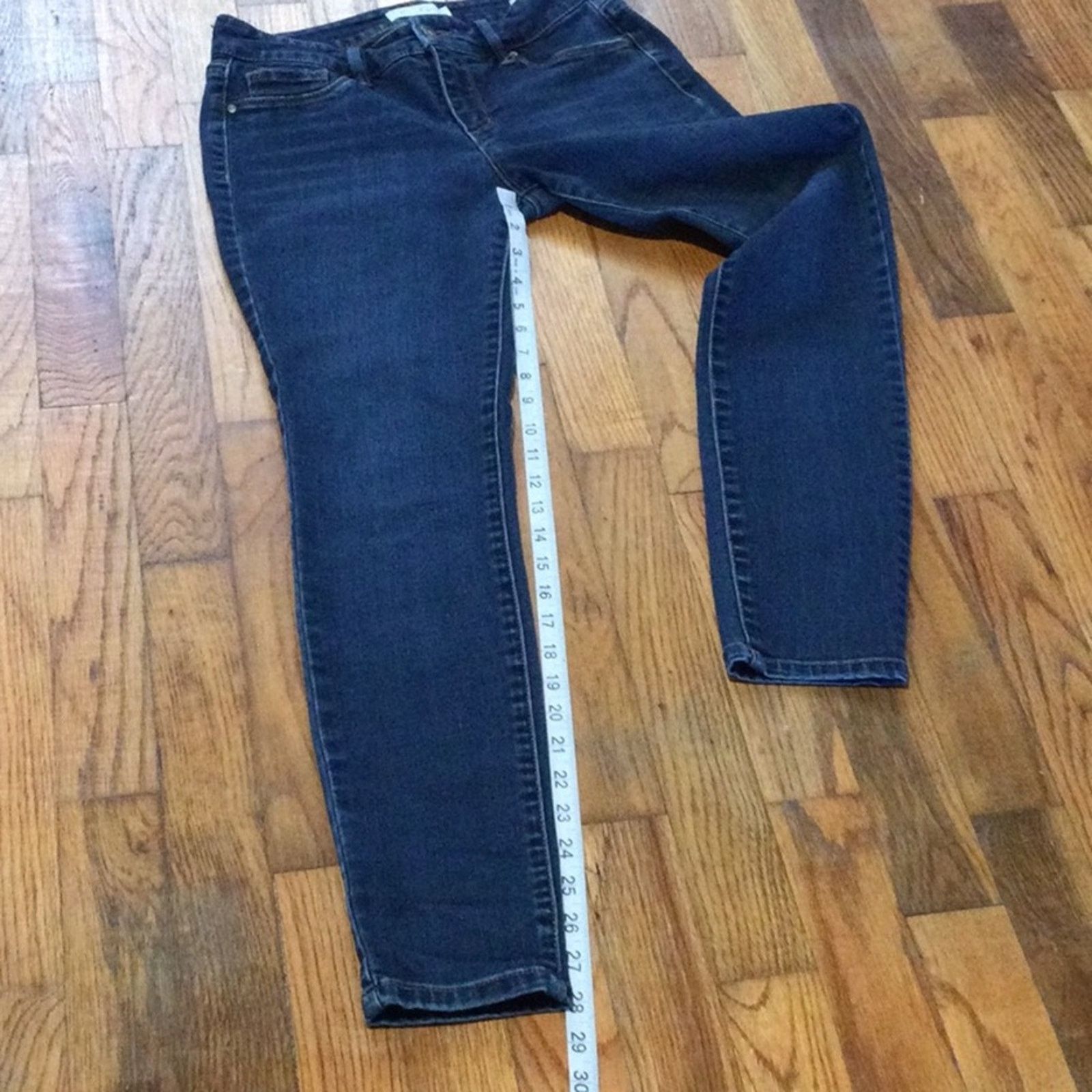 Other Jessica Simpson 'Kiss Me Super Skinny' Dark Denim Jeans 28 Size 28" / US 6 / IT 42 - 14 Thumbnail