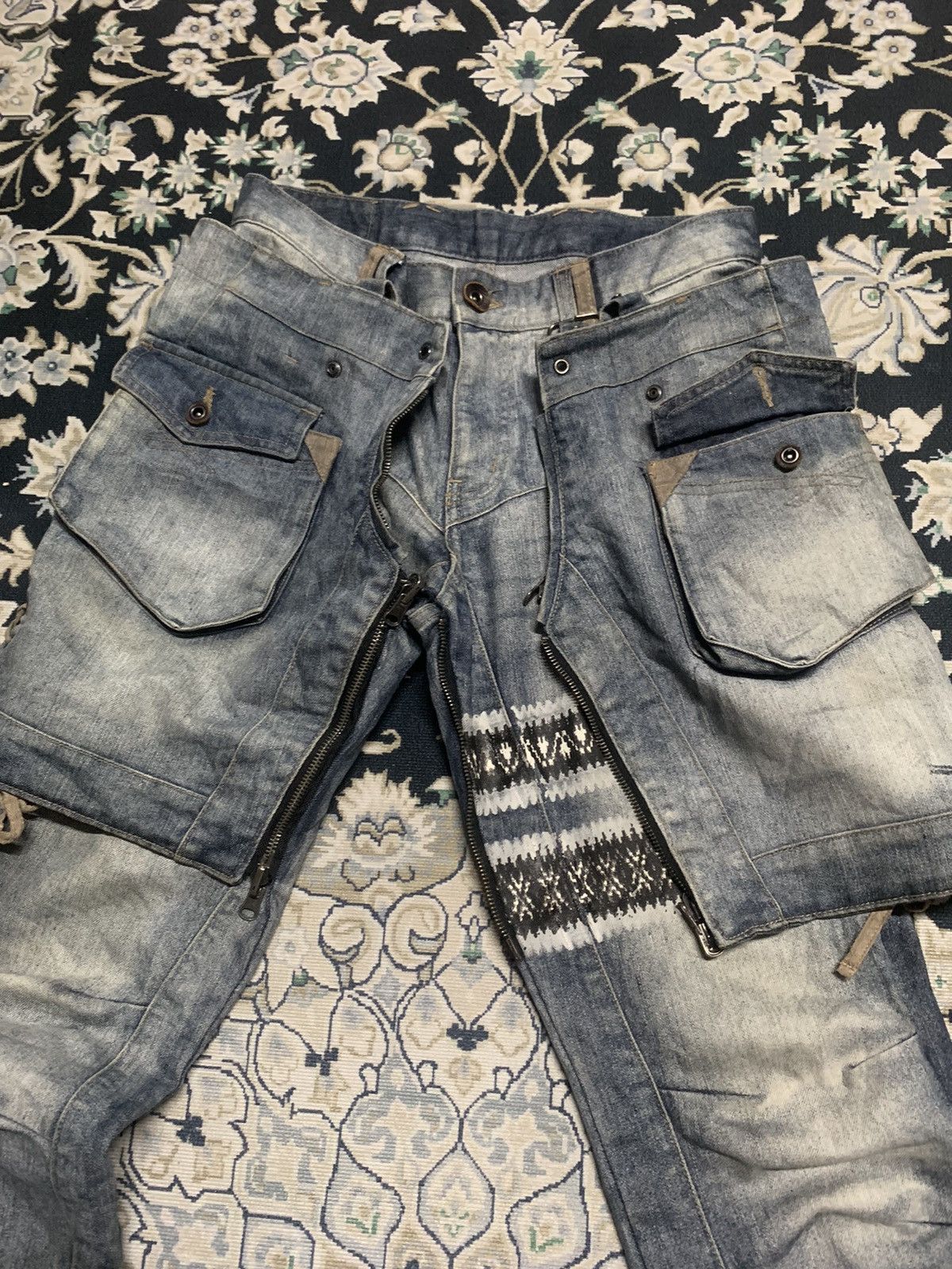 PPFM PPFM DESTRUCT PRODUCT JEANS Size US 32 / EU 48 - 6 Thumbnail
