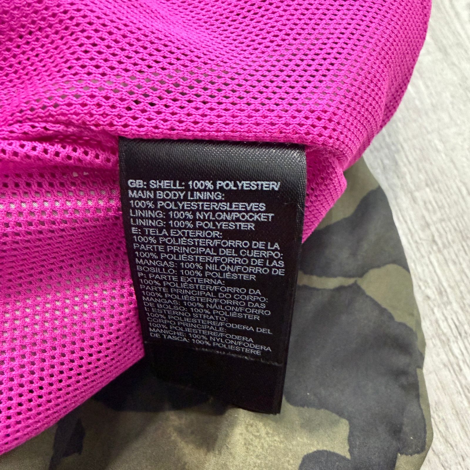 The North Face The North Face Camo Windbreaker Jacket Womens Extra Small Size XS / US 0-2 / IT 36-38 - 5 Thumbnail