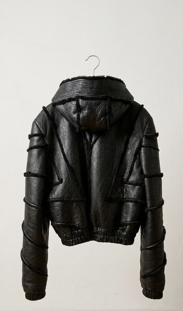 Rick Owens Rick Owens Luxor Radiance Shearling Cropped Hooded Jacket Size US M / EU 48-50 / 2 - 2 Thumbnail