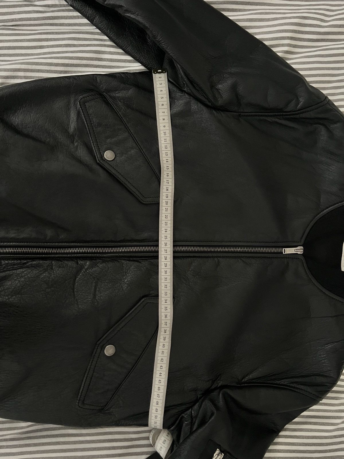 Saint Laurent Paris Saint Laurent MA-1 Leather Bomber Jacket Size US M / EU 48-50 / 2 - 6 Thumbnail