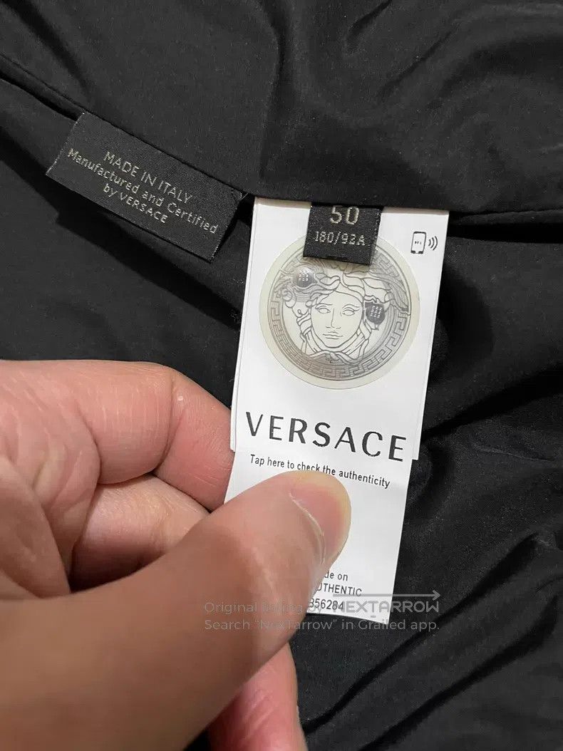 Versace Versace Double leopard embroidered heavy craft sheepskin s Size US L / EU 52-54 / 3 - 7 Thumbnail