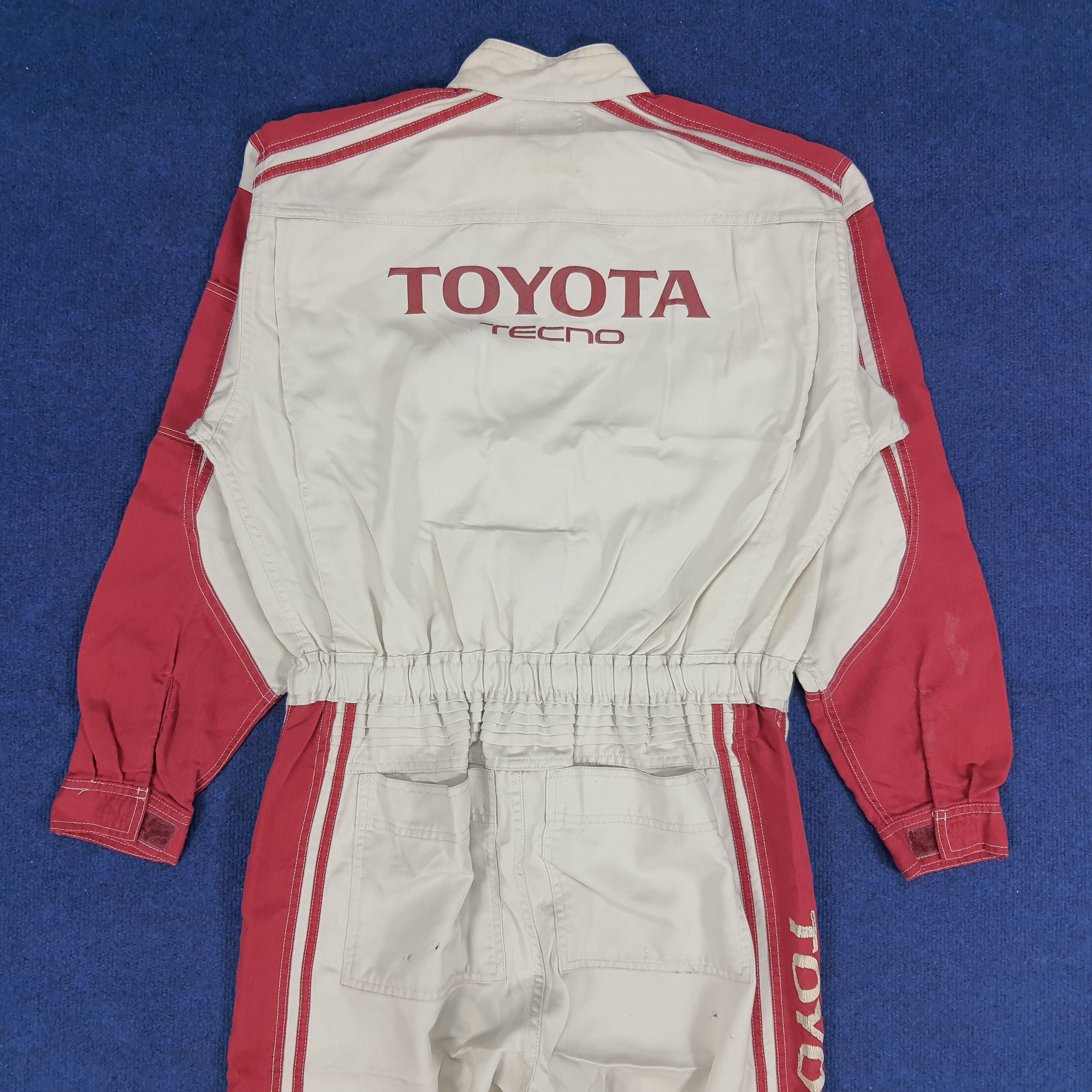 Vintage Tecno Toyota Japan Racing Motorsports Coverall