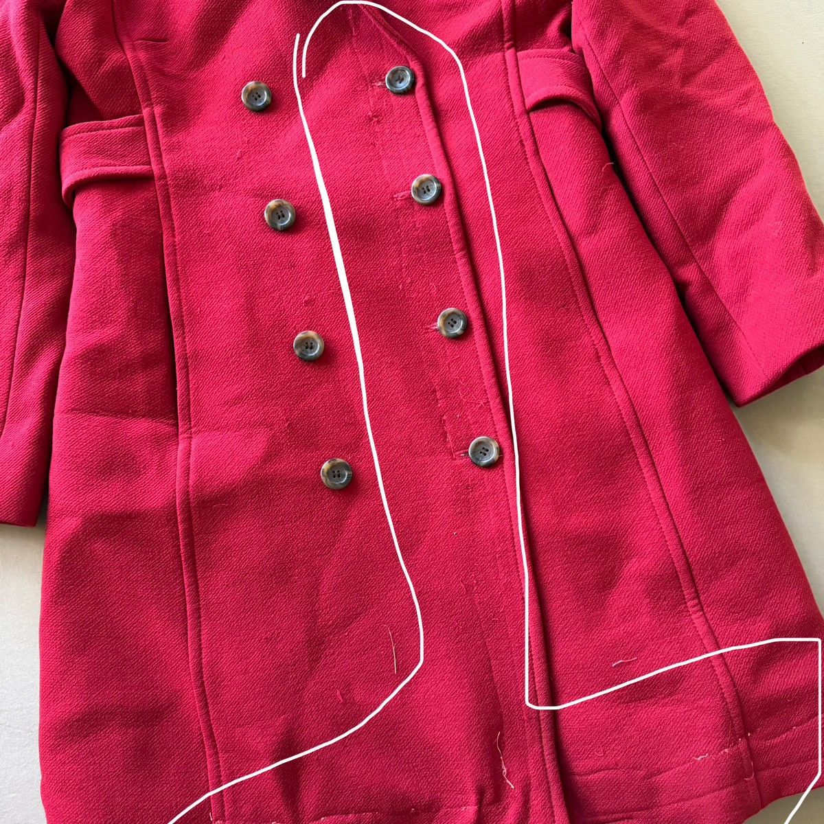 J.Crew Y2k J.Crew Double Breasted Wool Pea Coat Size S / US 4 / IT 40 - 5 Thumbnail