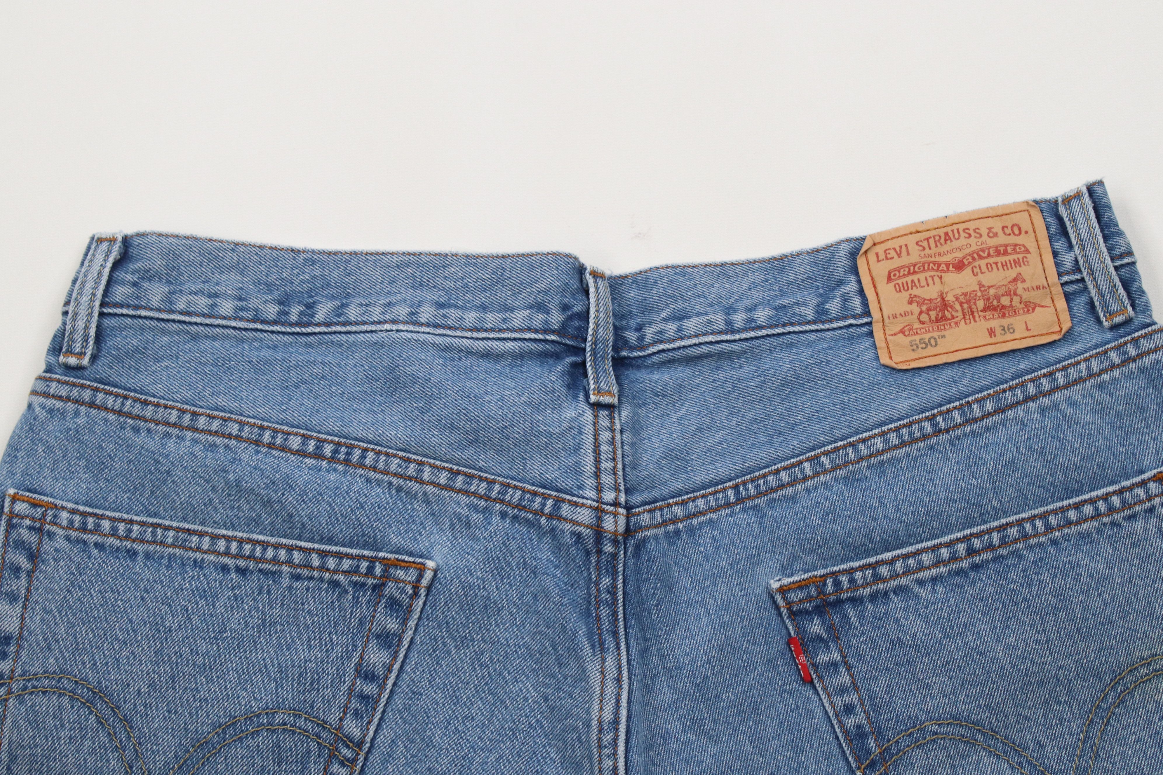 Levi's × Vintage Vintage Y2K 2004 Levis 550 Fit Denim Jean Shorts Jorts Size US 36 / EU 52 - 12 Thumbnail