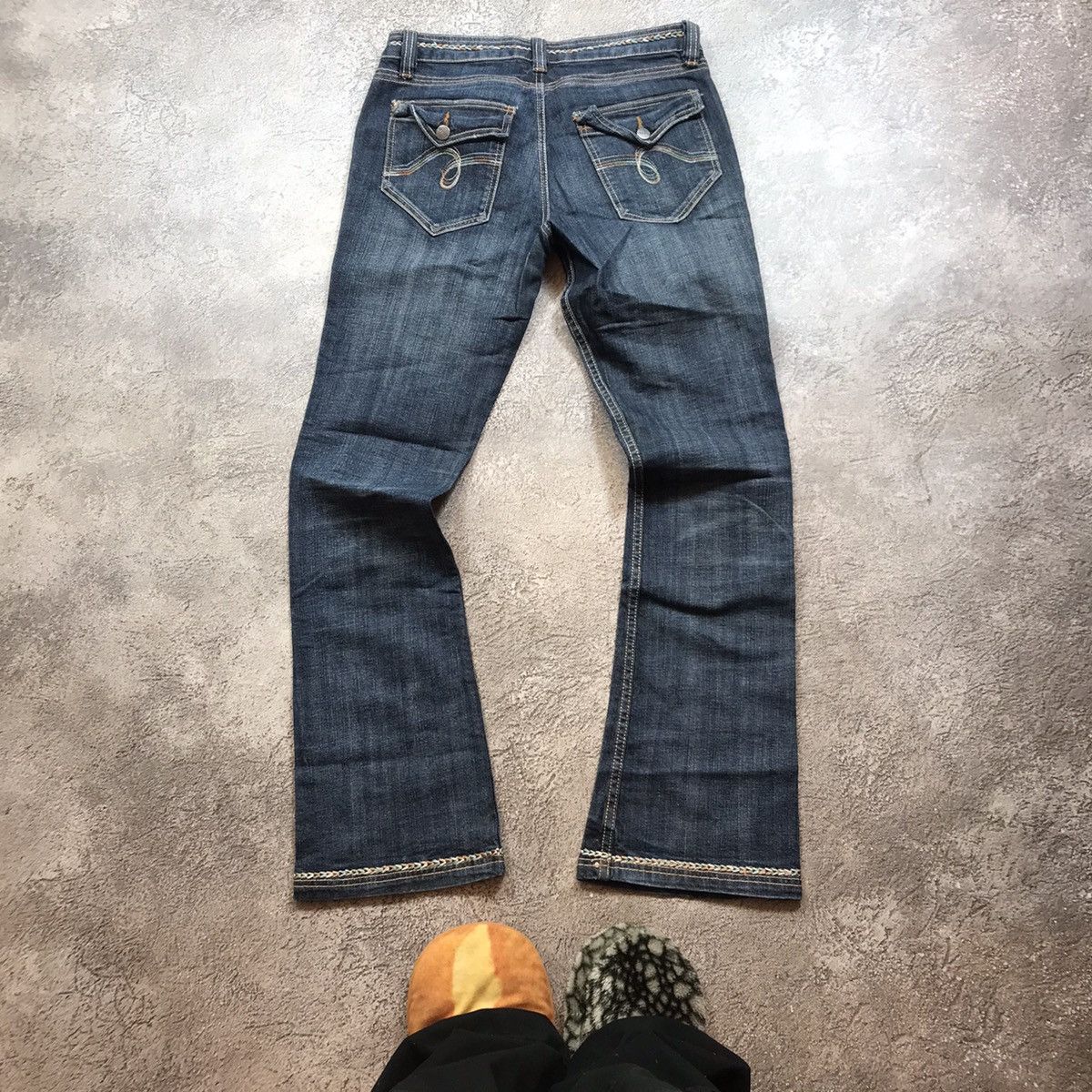 Vintage Vintage 90s Baggy Wide Leg Distressed Jeans Skate Grunge 28 Size 28" / US 6 / IT 42 - 4 Thumbnail