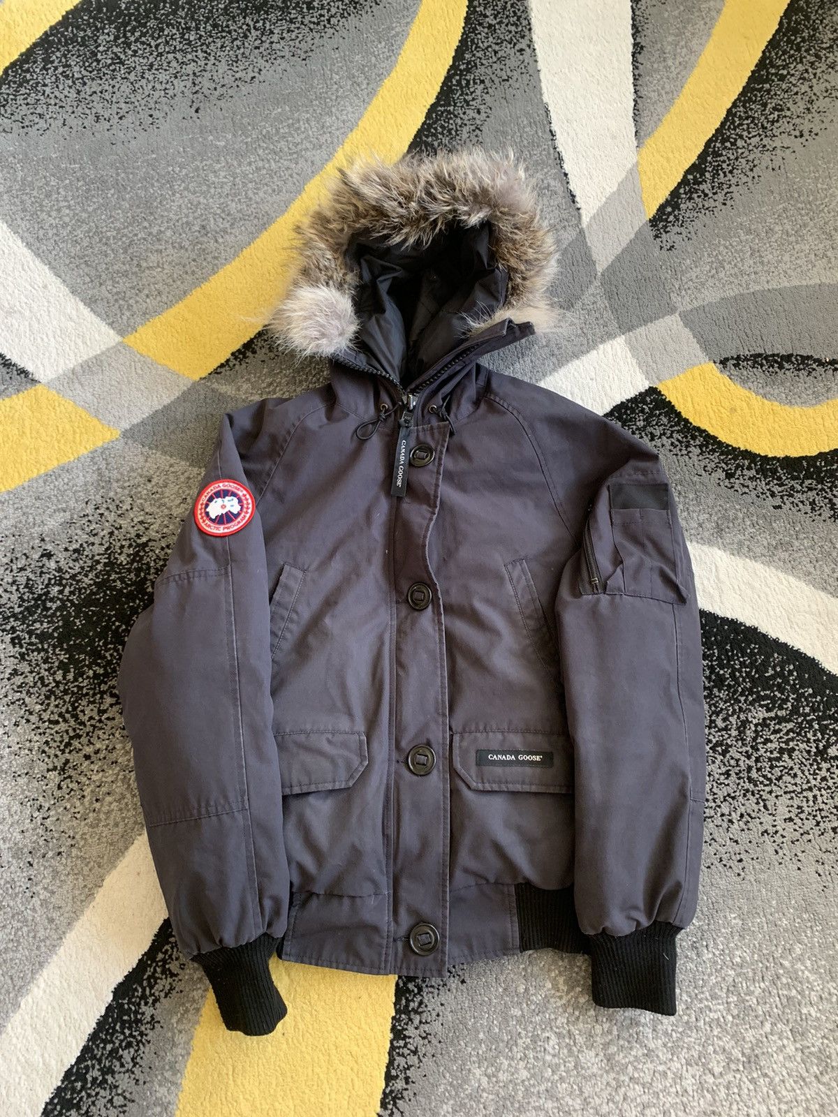 image of Canada Goose Please Do Not Purchase Chilliwack Bomber Jacket in Grey, Men's (Size Small)