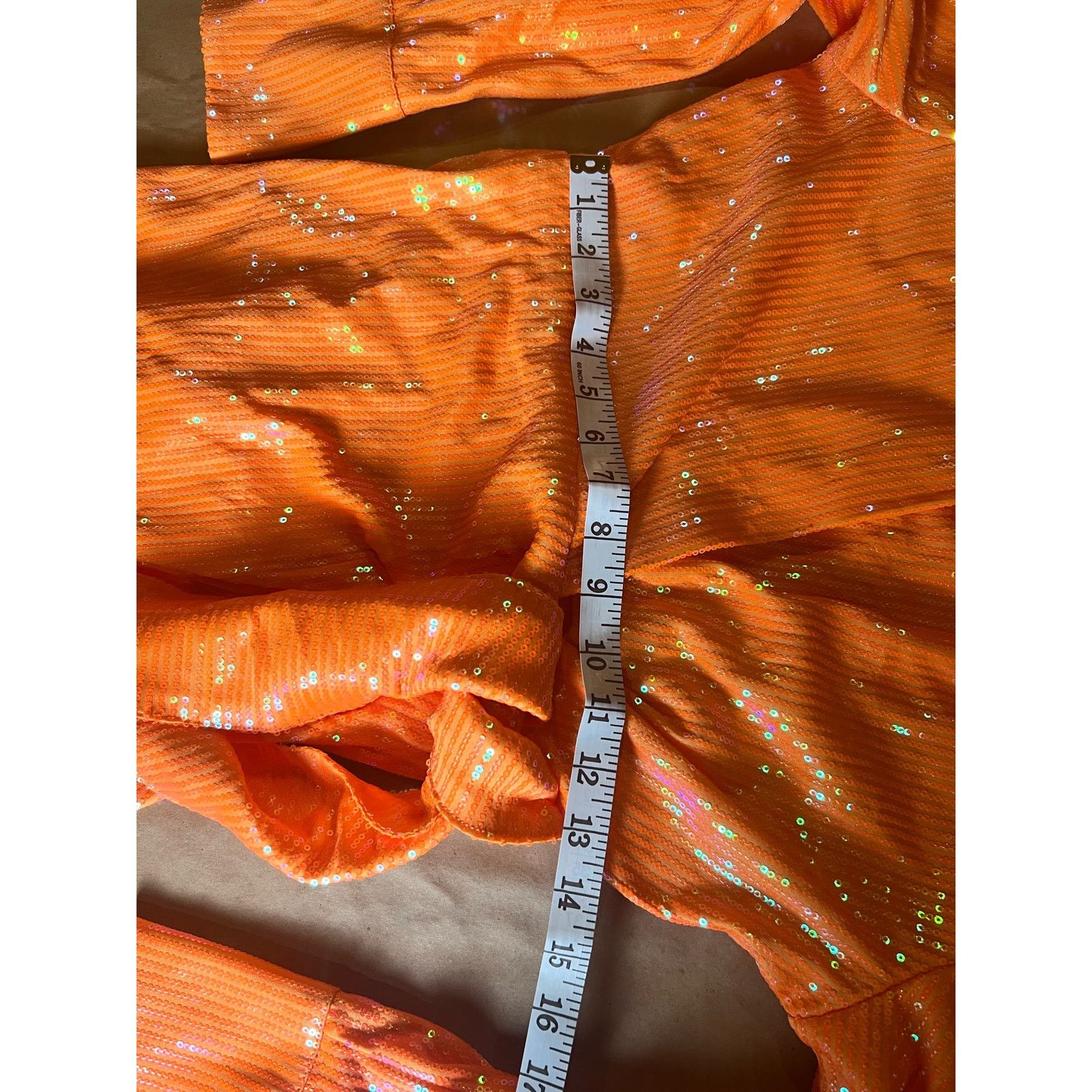 House of Harlow House Of Harlow 1960 Sequins Wrap Dress Orange NWT Small Size S / US 4 / IT 40 - 13 Thumbnail