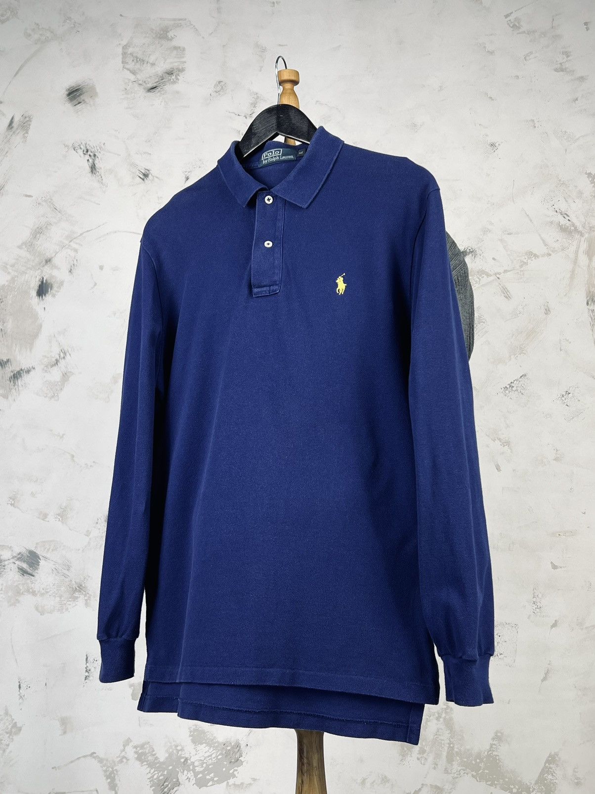 Vintage Polo Ralph Lauren Long Sleeve Polo Shirt Size M