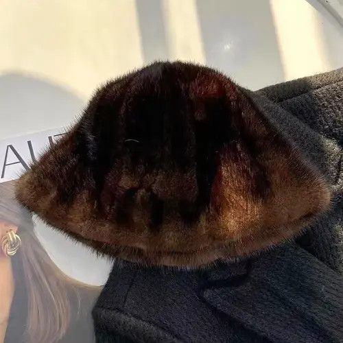 Other Outdoor Real Fur Bucket Winter Hat Size ONE SIZE - 2 Thumbnail