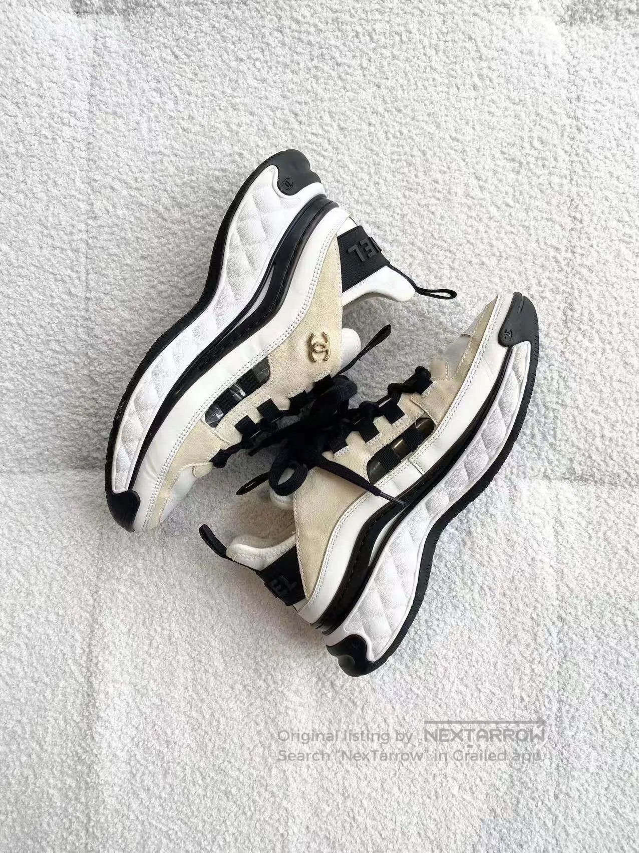 Chanel Chanel Double clogo sneakers| Size US 5.5 / IT 35.5 - 3 Thumbnail