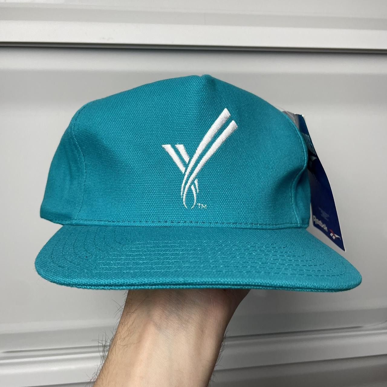 Reebok Vintage Reebok Hat Tea Blue Leather Strap NWT Commonwealth Size ONE SIZE - 2 Thumbnail