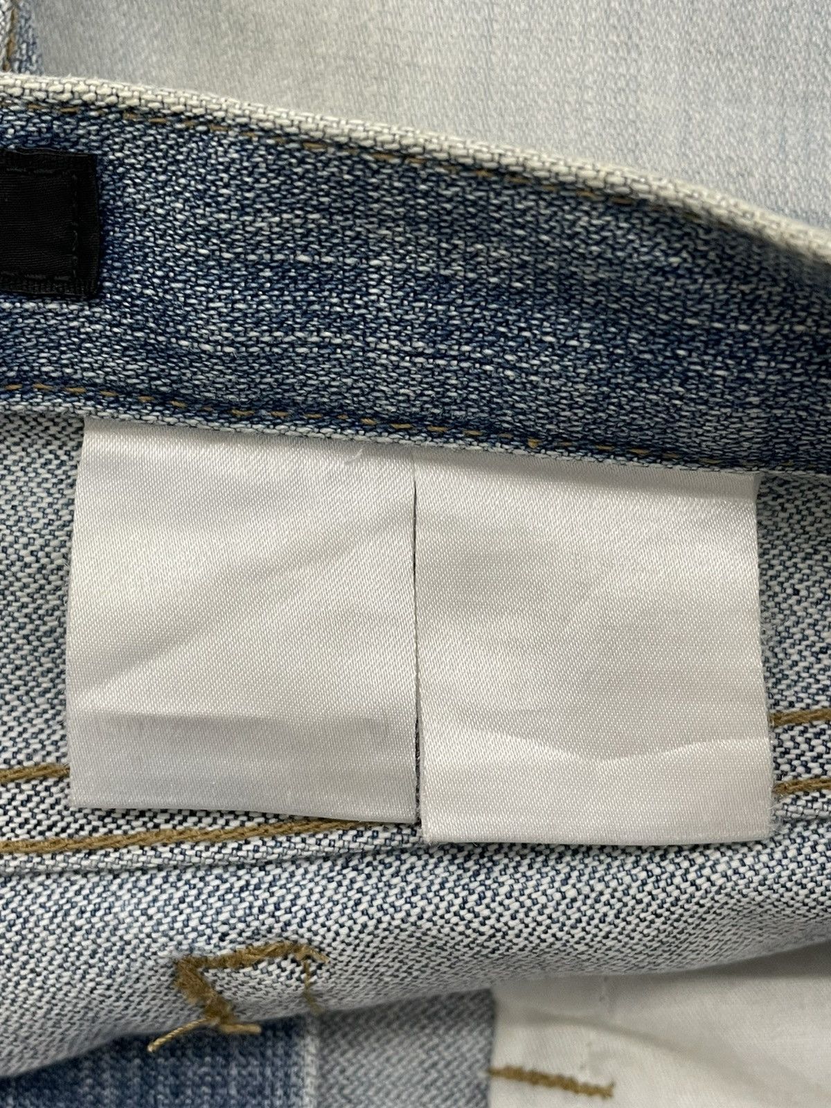 Yohji Yamamoto Vintage Japan Designer Yohji Yamamoto Ined Flared Blue Denim Size US 30 / EU 46 - 19 Thumbnail