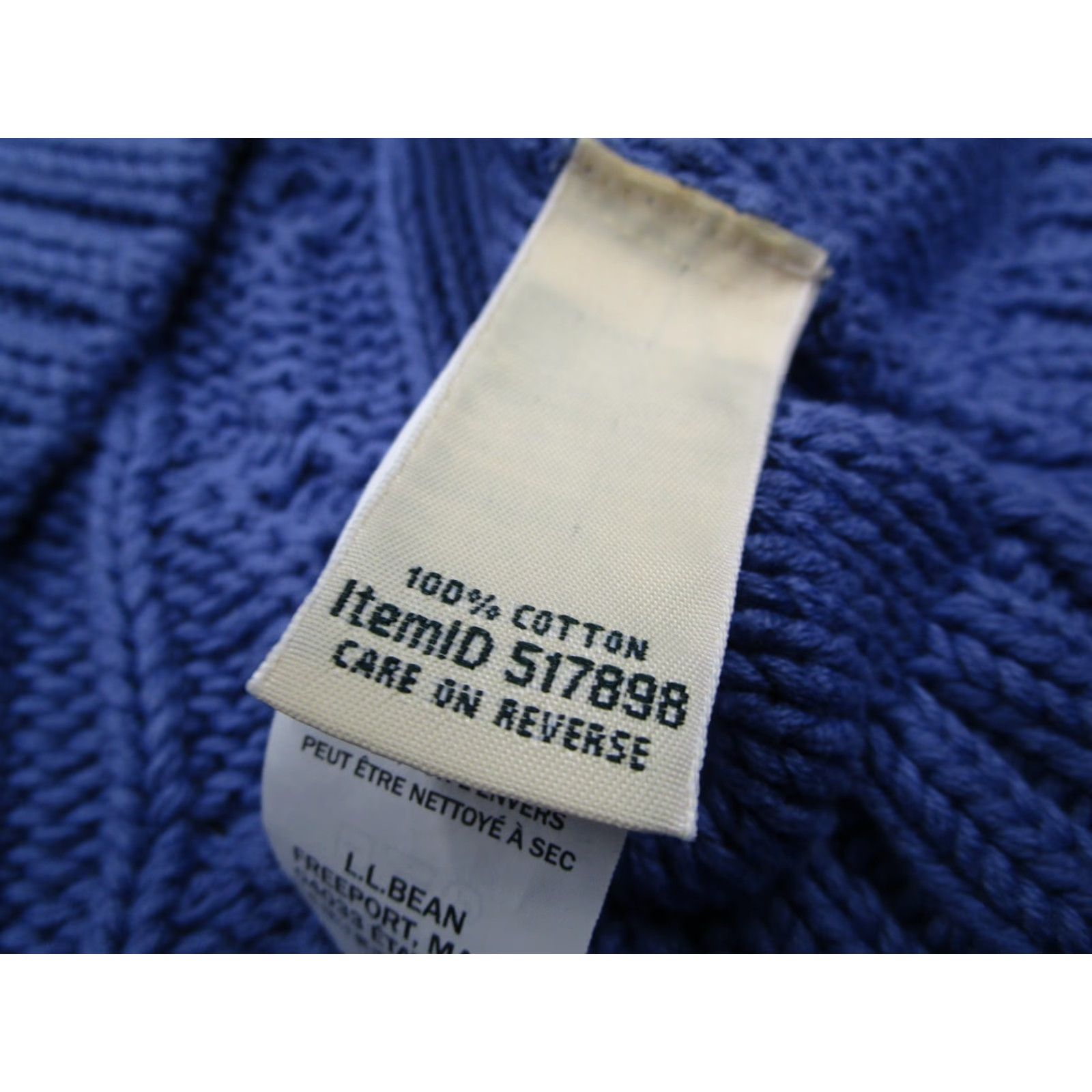 Vintage LL Bean Sweater Women Small Purple Knit Pullover Crew Neck Chunky Grandma Womens Size S / US 4 / IT 40 - 3 Thumbnail