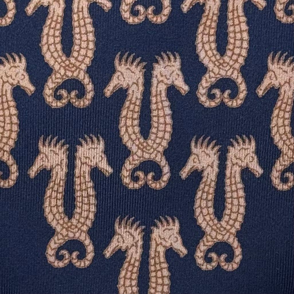 Gucci Gucci Seahorse Pattern Tie Size ONE SIZE - 2 Thumbnail