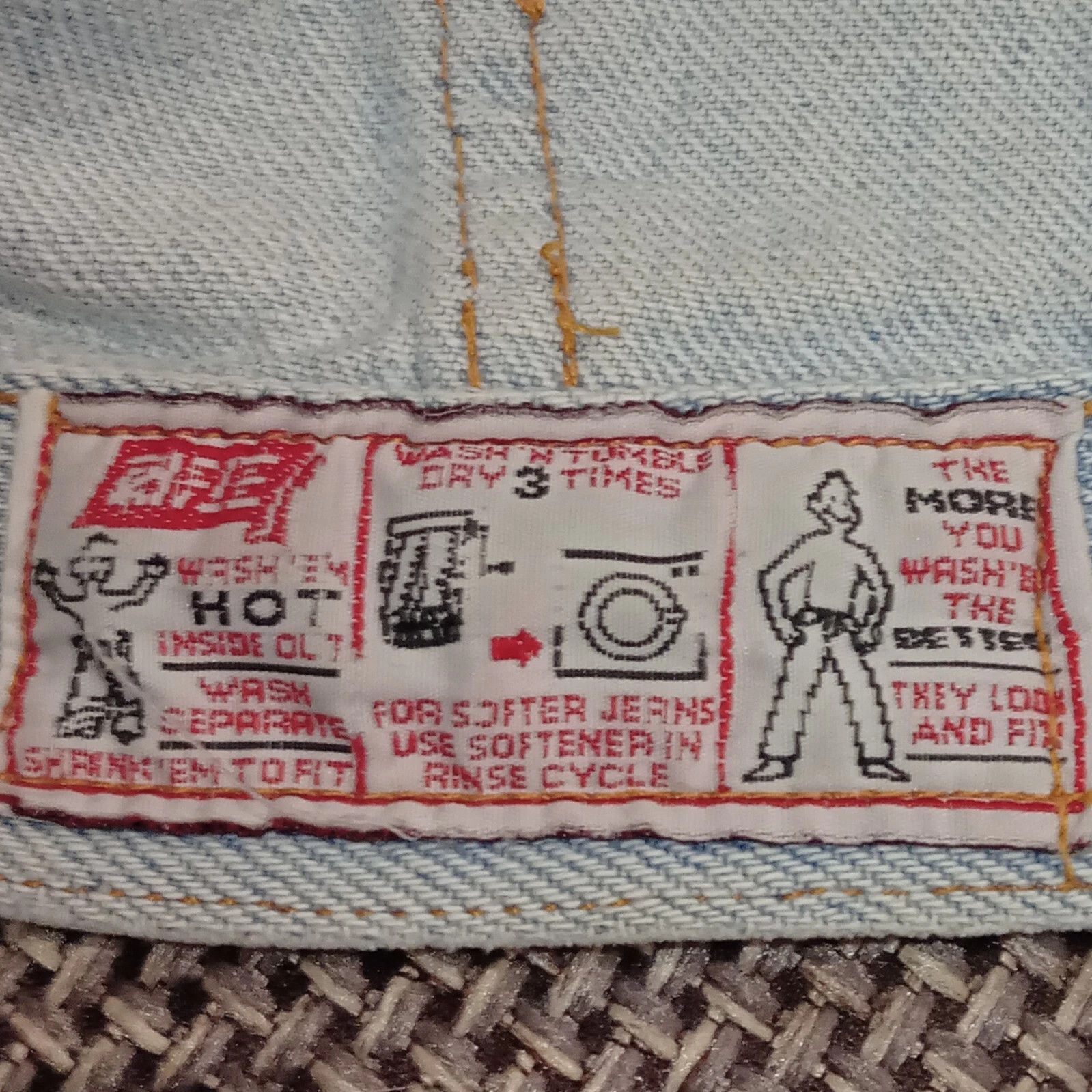 RIFLE Custom Hand Painted Vintage RIFLE Denim Jacket Size M Size US M / EU 48-50 / 2 - 6 Thumbnail