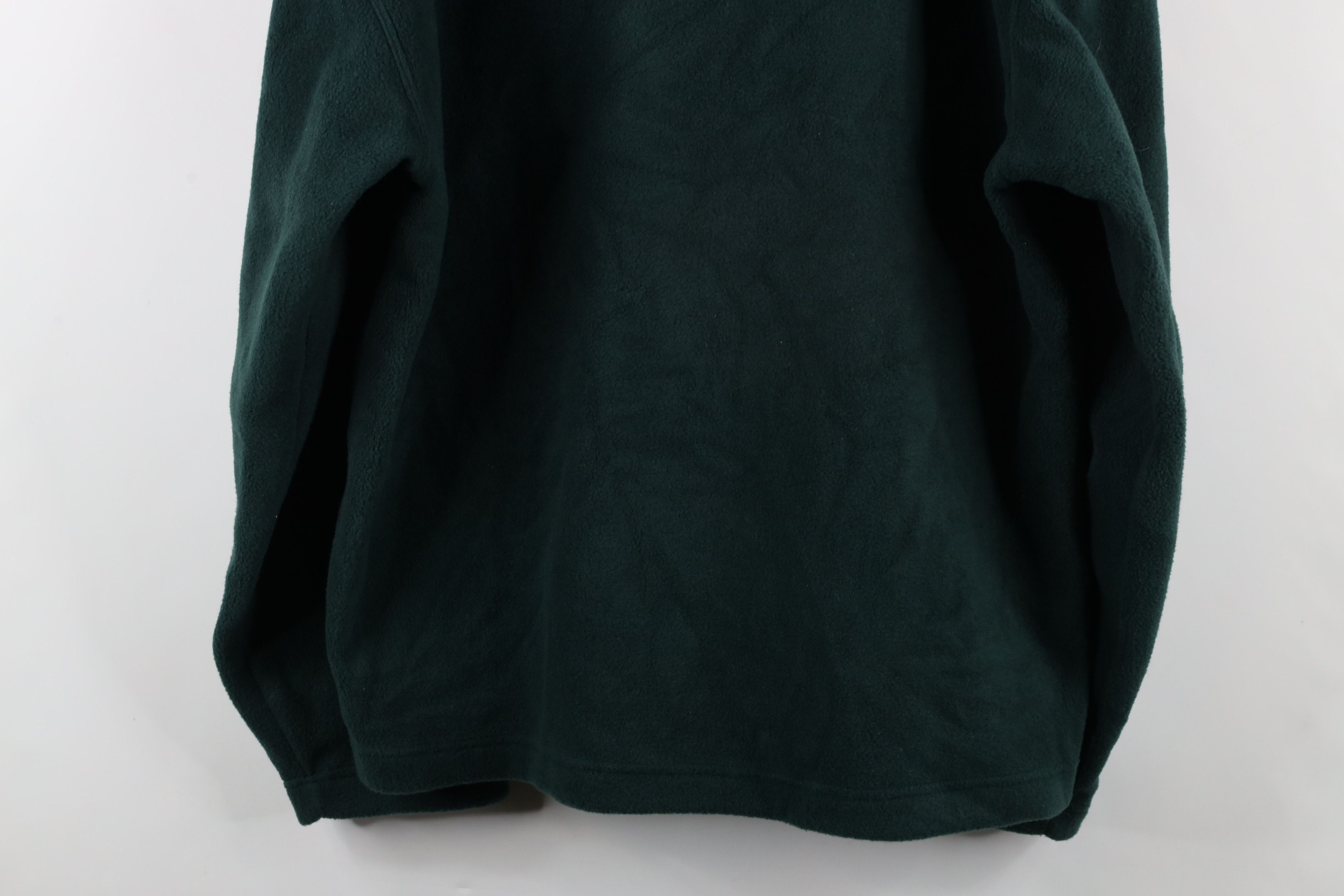 Gap × Vintage Vintage 90s Gap Blank Thick Fleece V-Neck Sweater Green Size US XXL / EU 58 / 5 - 11 Thumbnail
