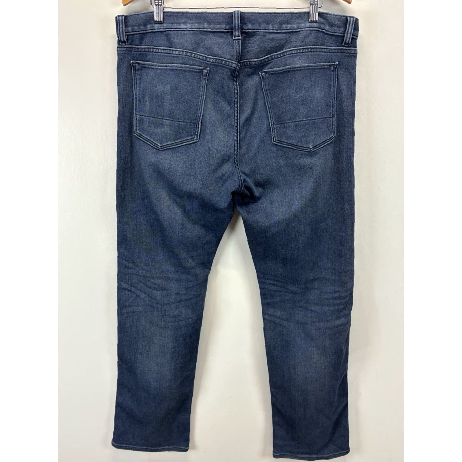 Banana Republic Banana Republic Jeans Men 36x32 Athletic Denim Blue Cotton Stretch 5-Pocket Distressed Knee Mens Size US 36 / EU 52 - 3 Thumbnail