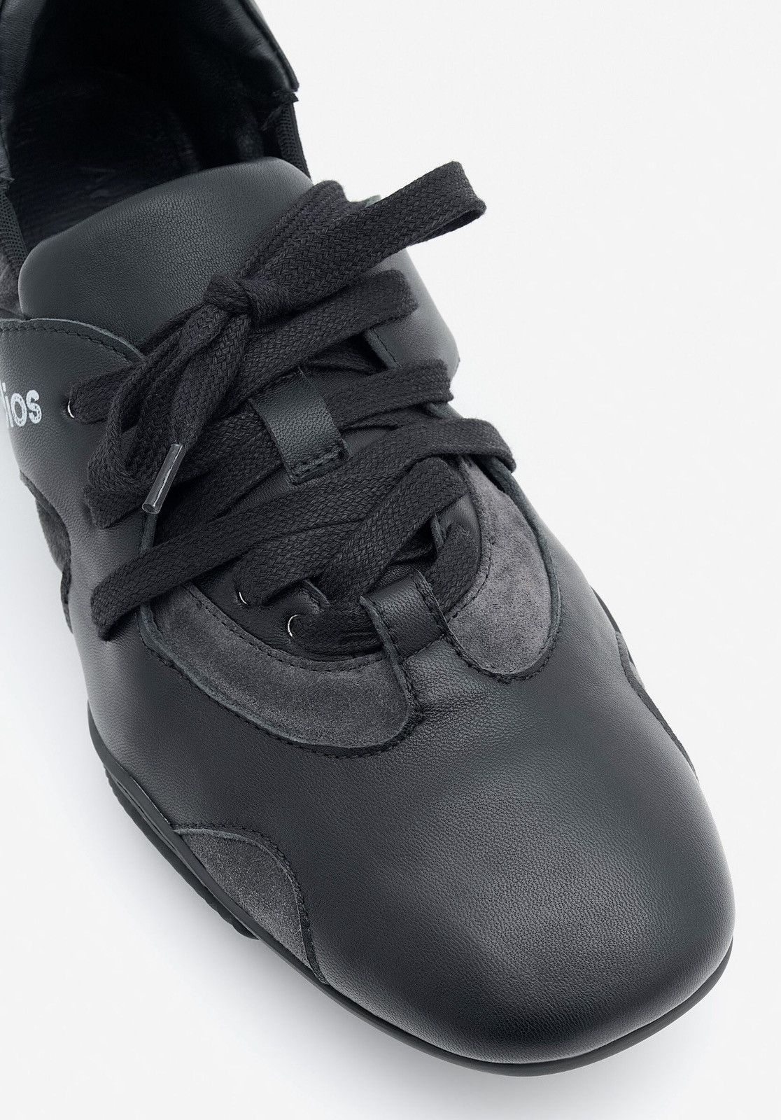 Acne Studios Acne Studios Leather Lace Up Logo Sneakers Size US 11 / EU 44 - 4 Thumbnail