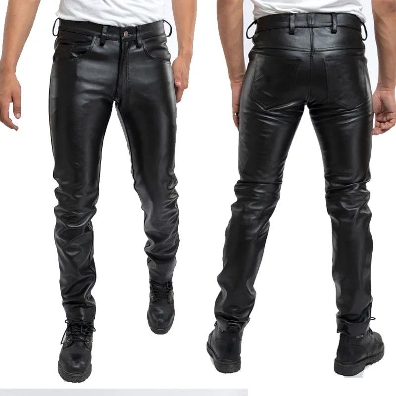 Leather Pants Slim