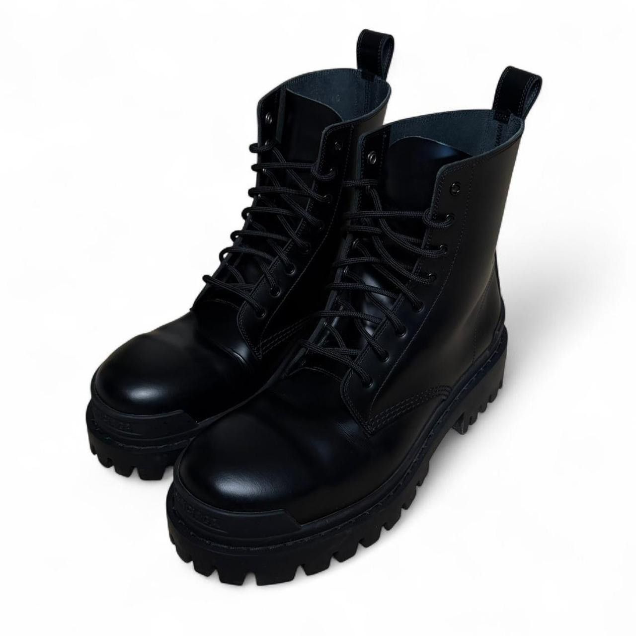Balenciaga Balenciaga Strike Boots Sz.40 Black leather | Grailed