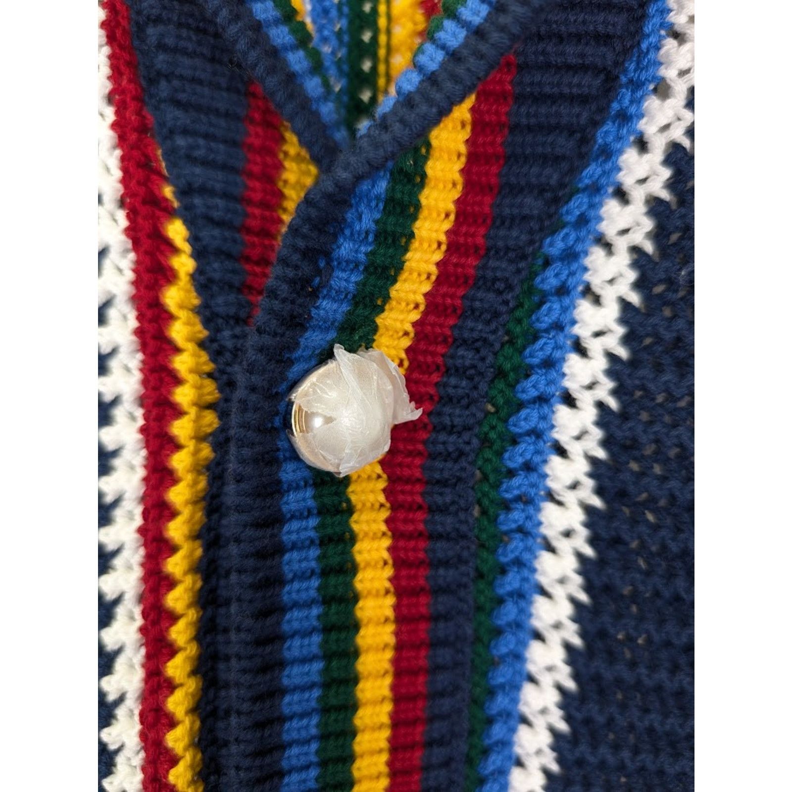 Casablanca o1rshd1 Q:2 / 555 / Cotton Crochet Shacket in Navy Size US XL / EU 56 / 4 - 5 Thumbnail
