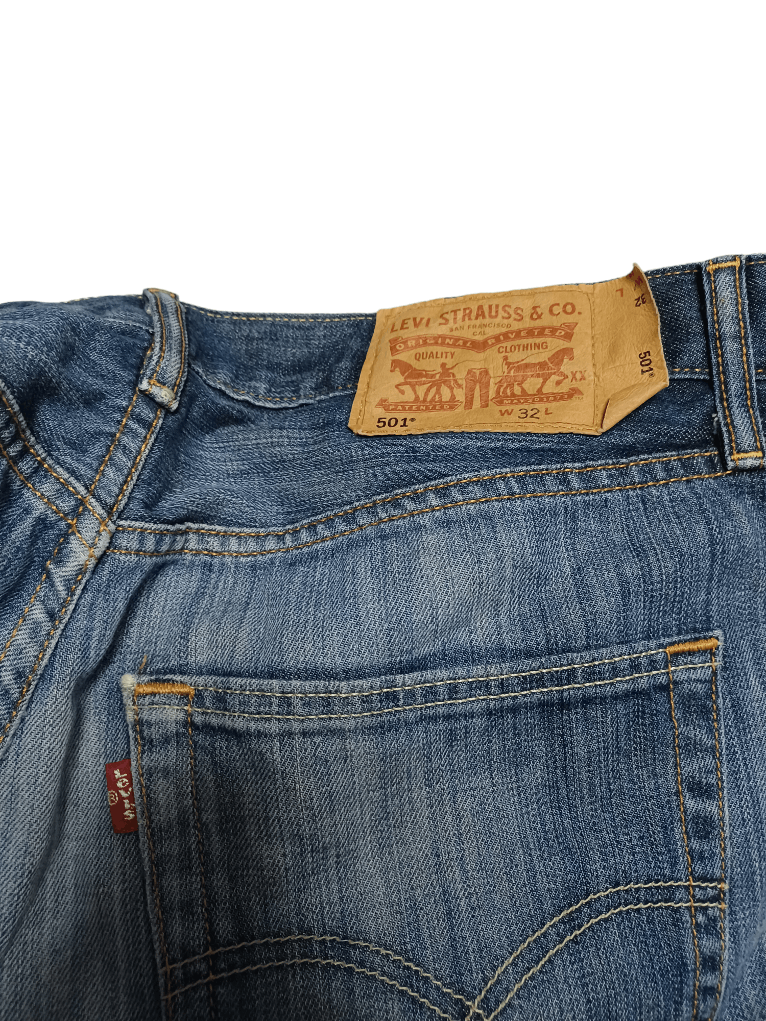 Levi's LEVIS 501 MADE IN POLAND W32 DENIM SHORTS JEANS Size US 32 / EU 48 - 4 Thumbnail