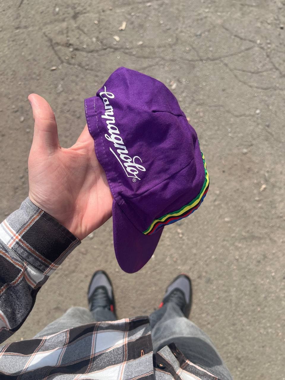Vintage VERY RARE CAMPAGNOLO CYCLE BIKE CAP RETRO TOUR DE FRANCE 90s Size ONE SIZE - 2 Thumbnail
