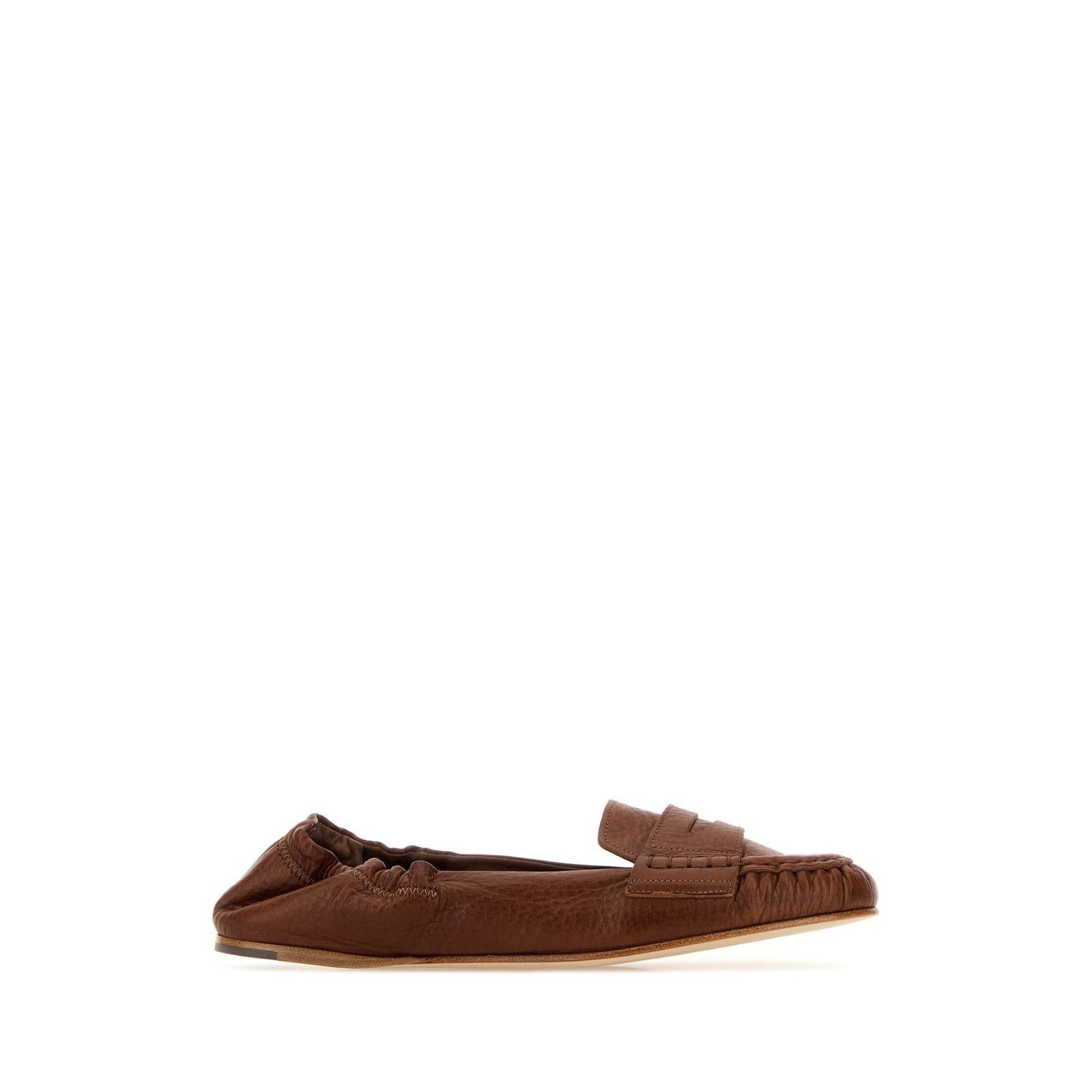 Dsquared2 DSQUARED2 Brown Leather Loafers New (Women's size:9;) Size US 9 / IT 39 - 5 Thumbnail