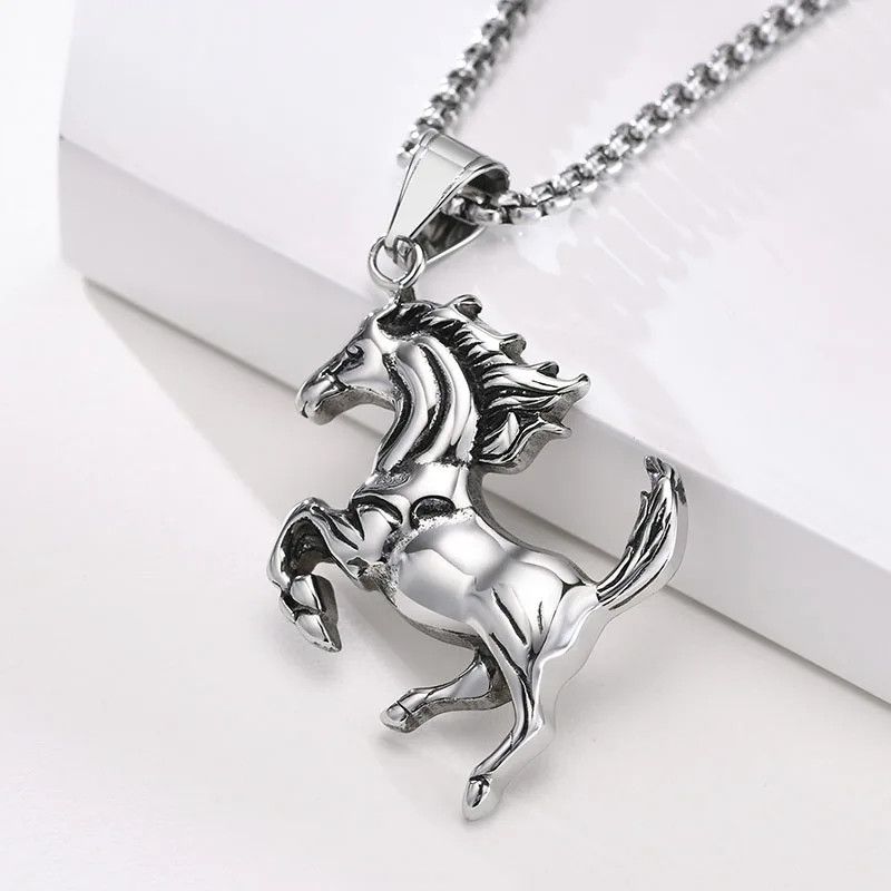 Jewelry Gothic Pegasus Fly Horse Wings Necklaces Size ONE SIZE - 1 Thumbnail