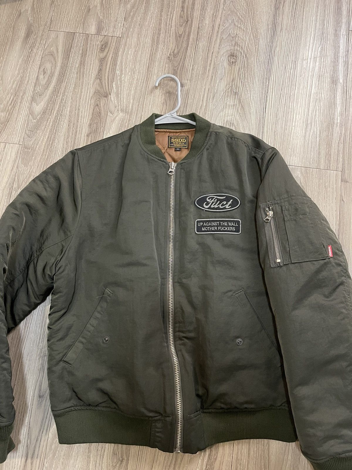 Fuct × Ssdd FUCT SSDD Ford Oval MA1 Bomber Jacket | Grailed