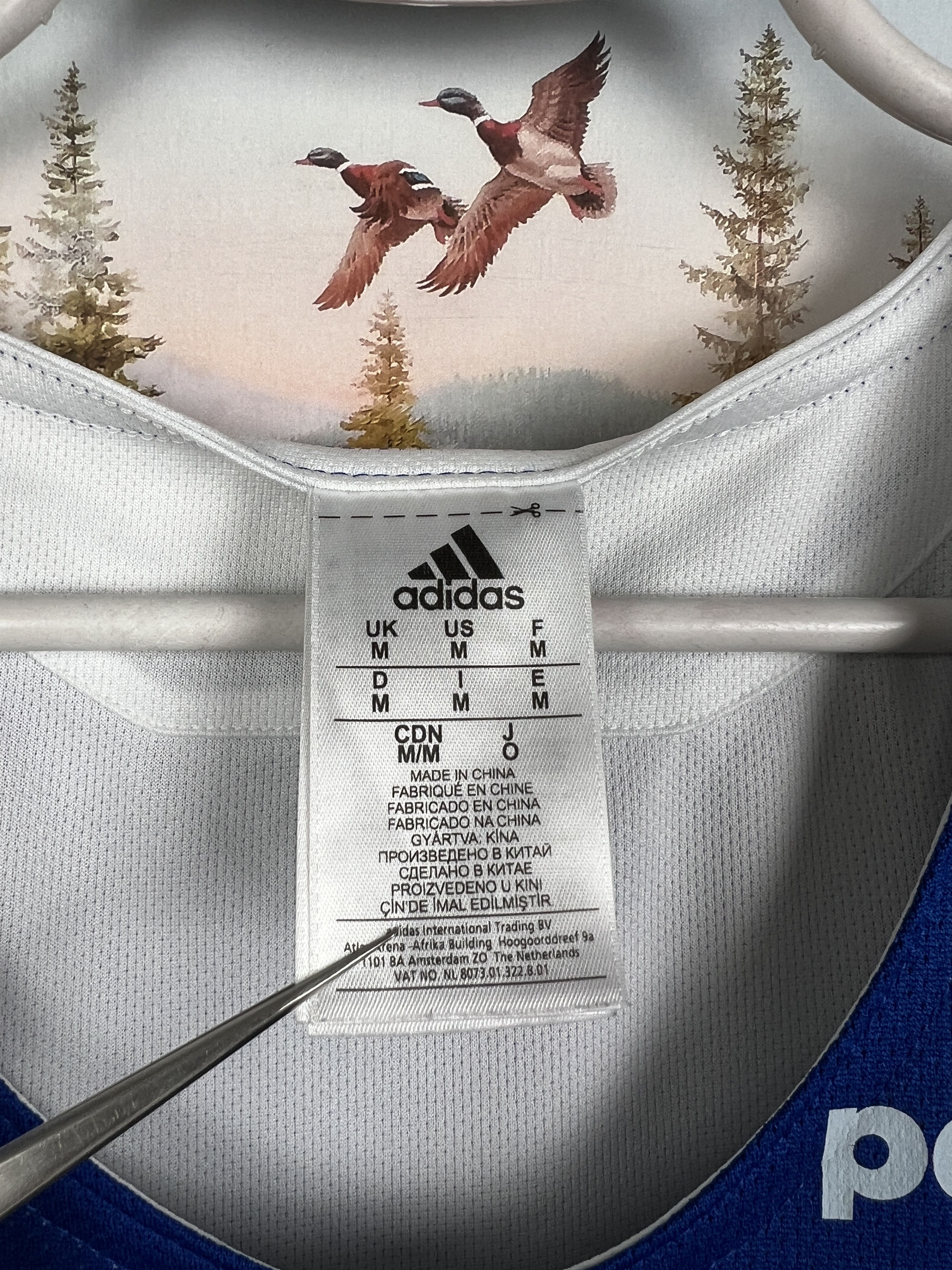 Adidas Finland Basketball Jersey National Team Reversible Shirt Size US M / EU 48-50 / 2 - 6 Thumbnail