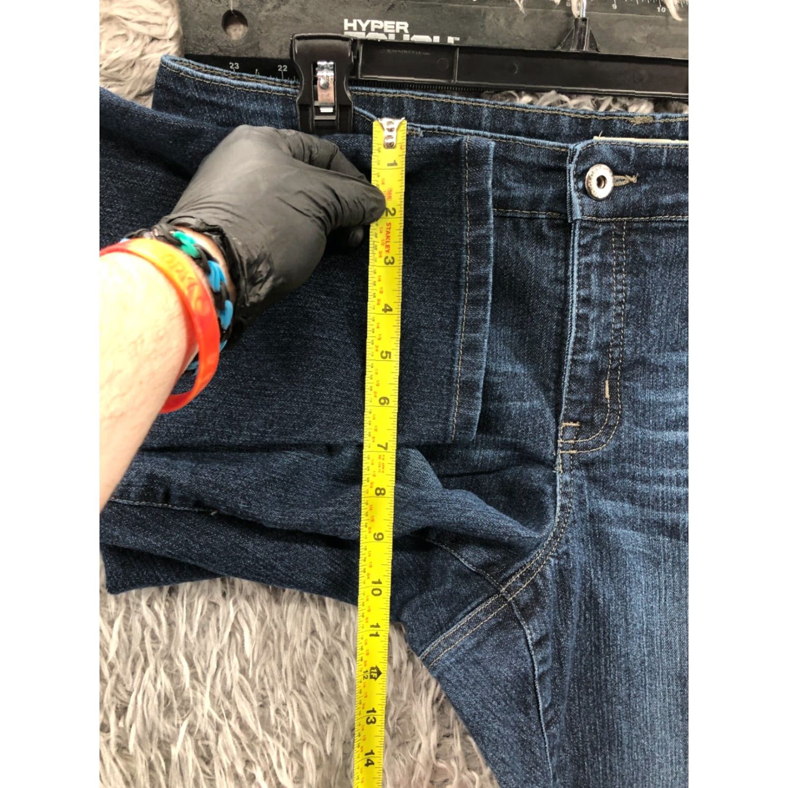 Faded Glory Faded Glory Jeans Skinny Womens 16W Regular 36 Blue Denim 5-Pocket Shirt Category Size 38" / US 16 / IT 52 - 4 Thumbnail