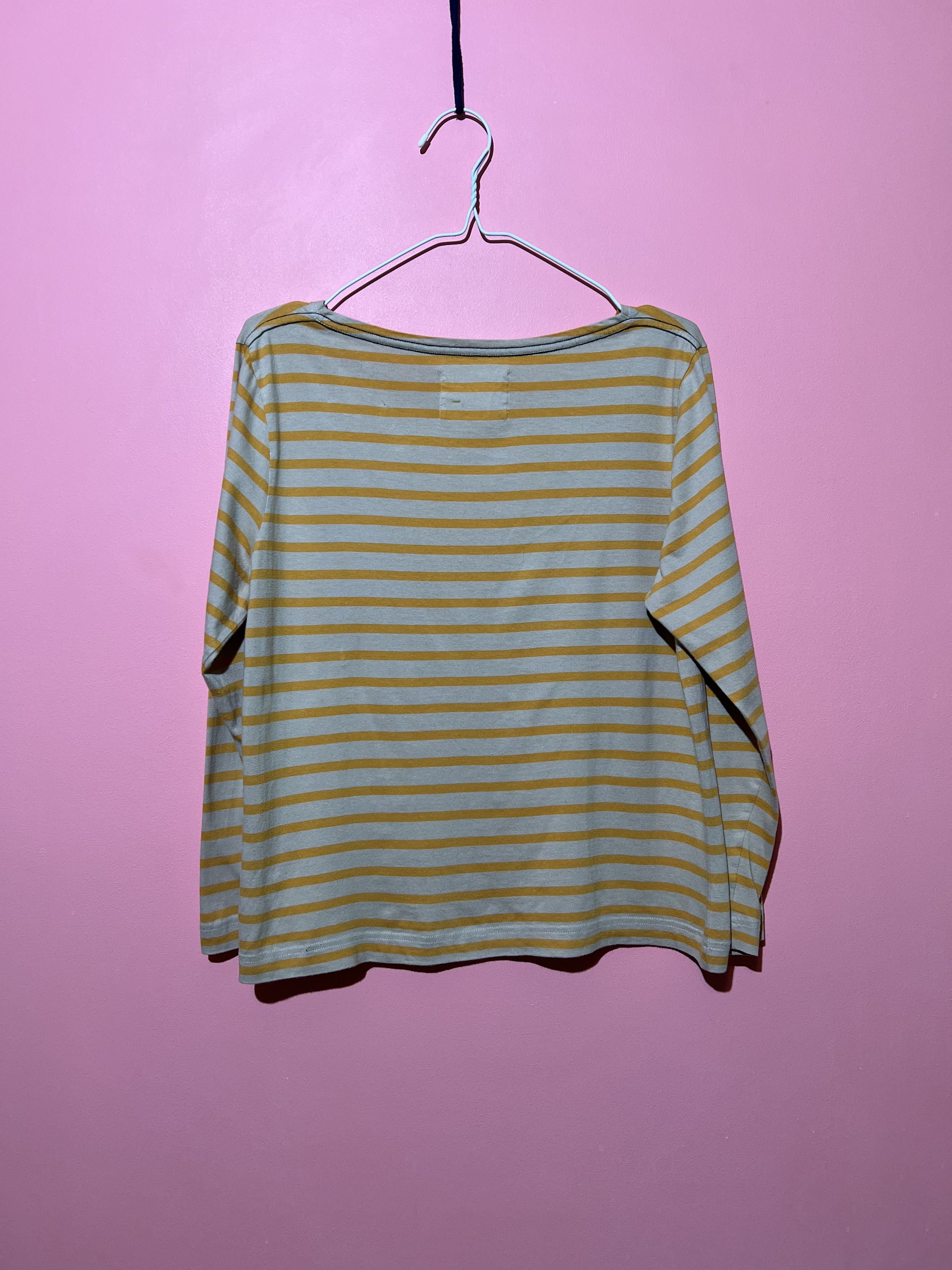 Margaret Howell MHL margaret Howell casual long sleeve strips streetwear Size L / US 10 / IT 46 - 3 Thumbnail