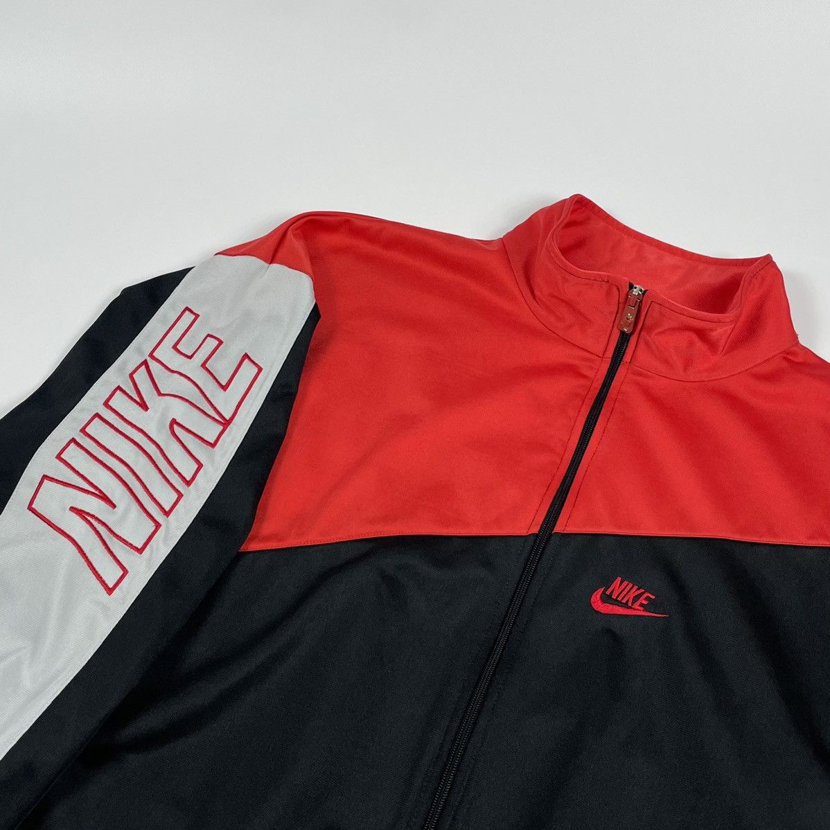 Nike × Vintage Nike Vintage 80s/90s Olympic Full zip Jacket Size US XL / EU 56 / 4 - 4 Thumbnail