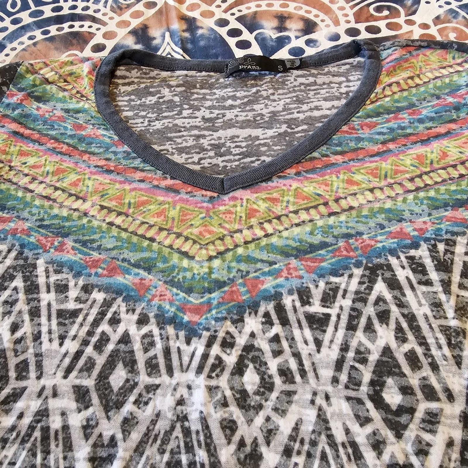 Prana PrAna Women's Sheer Fitted T-shirt Size S / US 4 / IT 40 - 2 Thumbnail