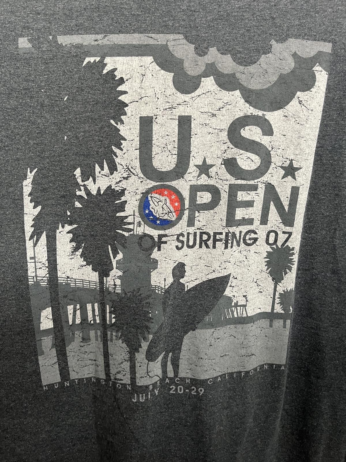 Designer Y2K Surf T-shirt US Open of Surfing Huntington 2007 Tee- L Size US L / EU 52-54 / 3 - 6 Thumbnail